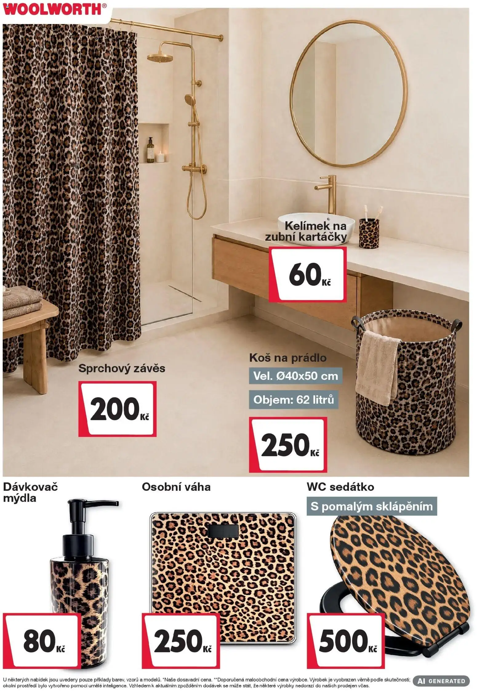 Woolworth leták - Trebic od 11.09.2026 - akční nabídka | Strana: 17 | Produkty: Sprchový závěs, Koš na prádlo, Dávkovač, Osobní váha