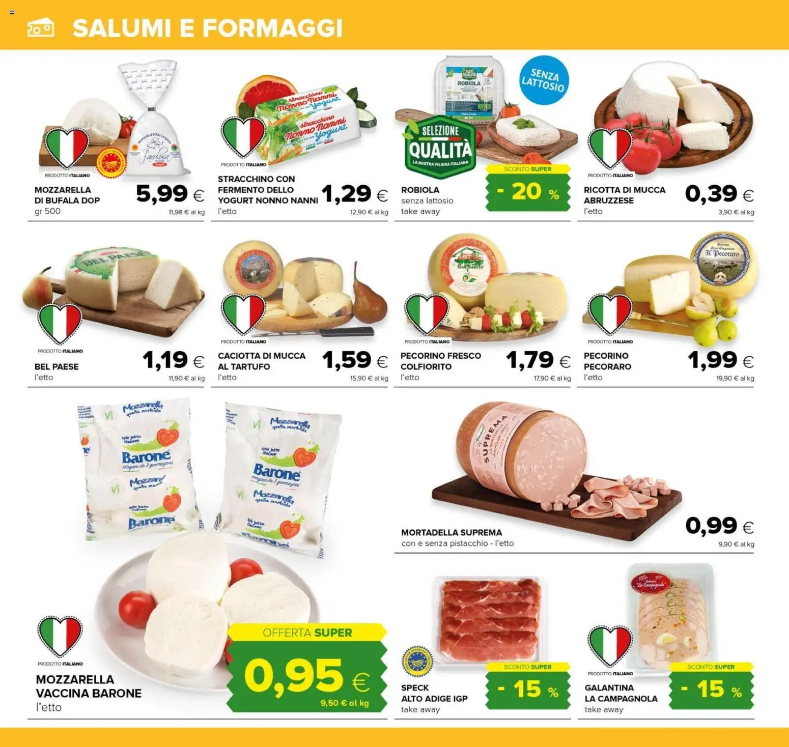Volantino Oasi del 18.06.2026 | Pagina: 8 | Prodotti: Tartufo, Ricotta, Robiola, Pecorino