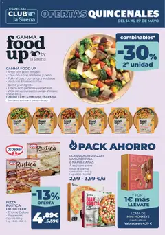 Vista previa La Sirena folleto válido desde el 14.05.2026 | Página: 5 | Productos: Ταχίνι ολικής άλεσης, Pizza, Arroz, Caja
