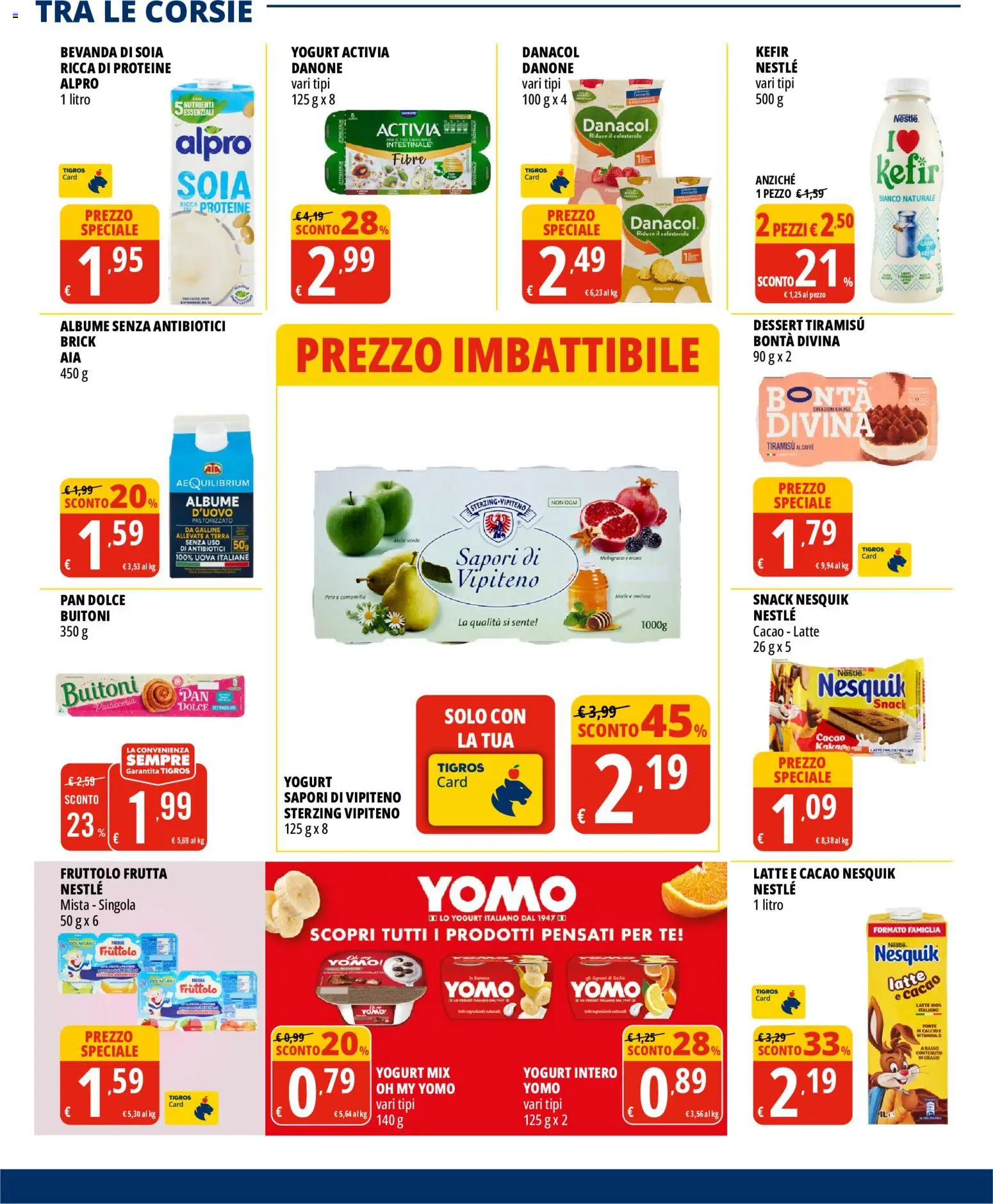 Volantino Tigros del 17.06.2026 | Pagina: 9 | Prodotti: Tè, Latte, Cacao, Bevanda di soia