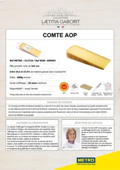 METRO - Prévisualisation de METRO - Collection Laetitia Gaborit valide à partir de 01/01/2026 | Page: 19 | Produits: Pomme, Fruits, Comté aop, Pâte