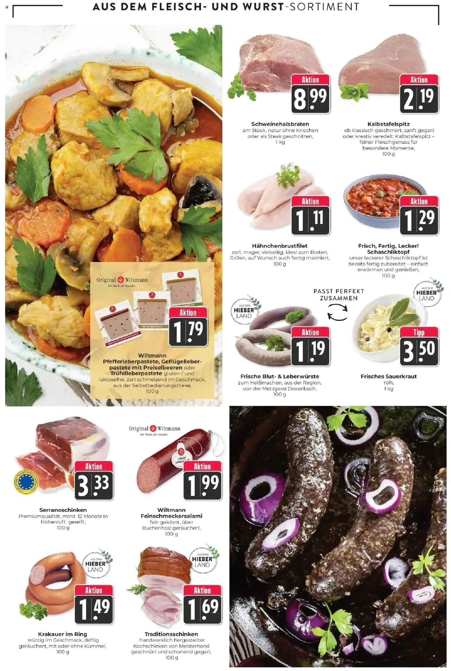 Edeka Prospekt Schliengen (ab 28.09.2026) » Angebote Online | Seite: 4 | Produkte: Preiselbeeren, Steak, Fleisch