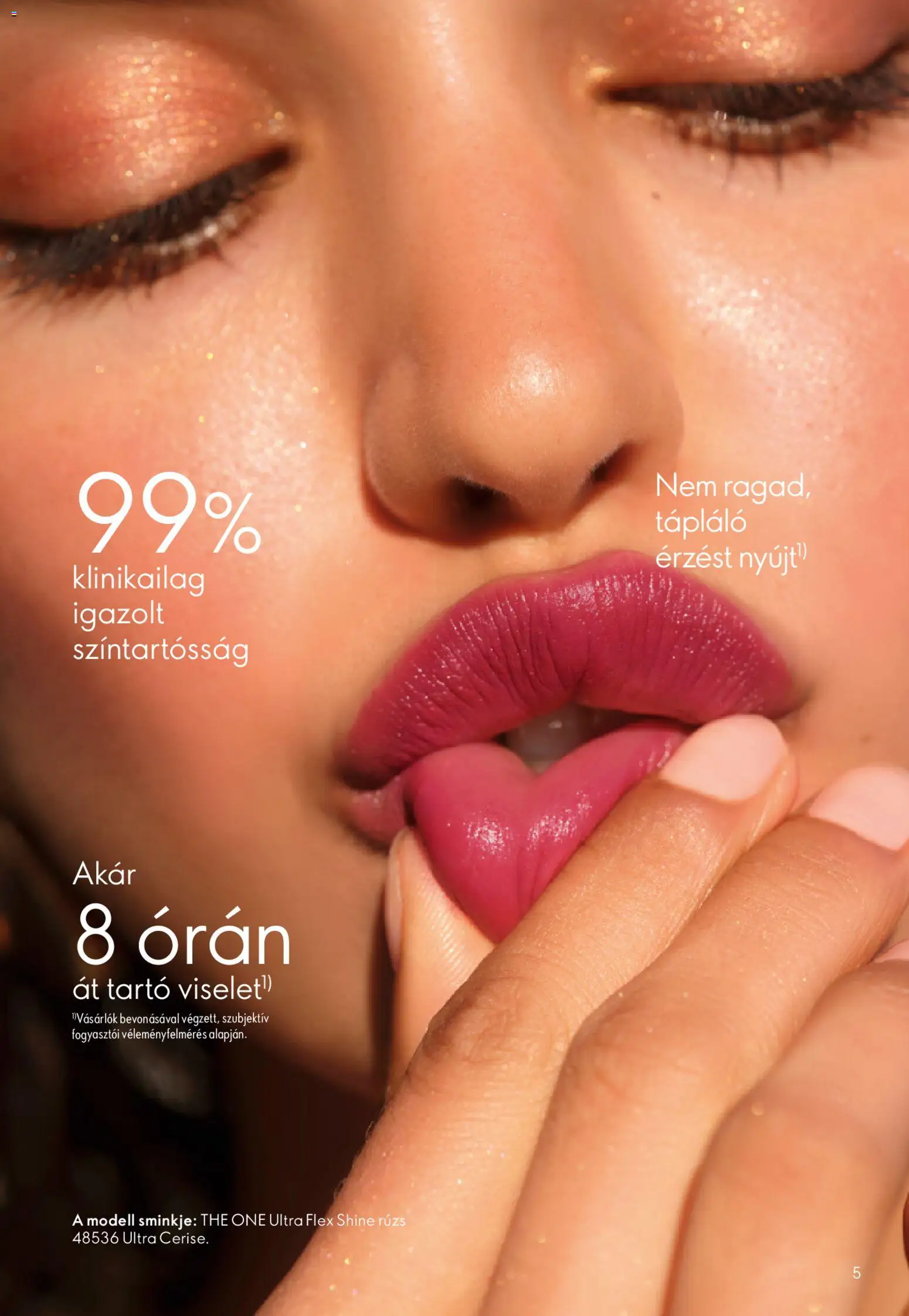 Oriflame akciós ujság - amely érvényes a következő dátumtól: 2026.07.08. | Oldal: 5 | Termékek: Rúzs