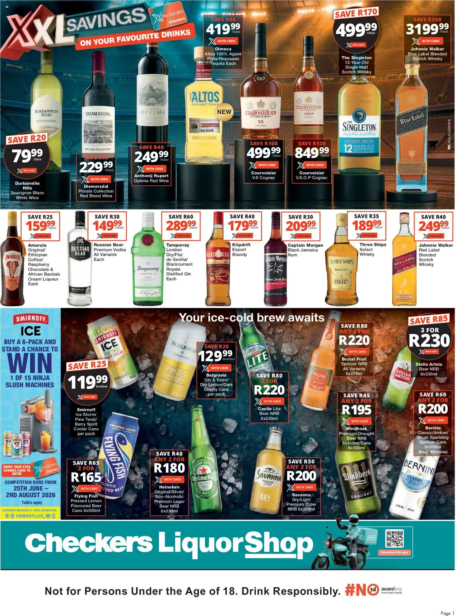 New Checkers catalogue – valid from 25/06/2026 | Page: 1 | Products: Alicate de unhas, Tonic, Blush, Fruit