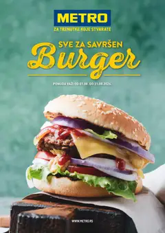 Metro katalog Sve za savršen burger - pregled Metro kataloga - važi od 01.08.2026