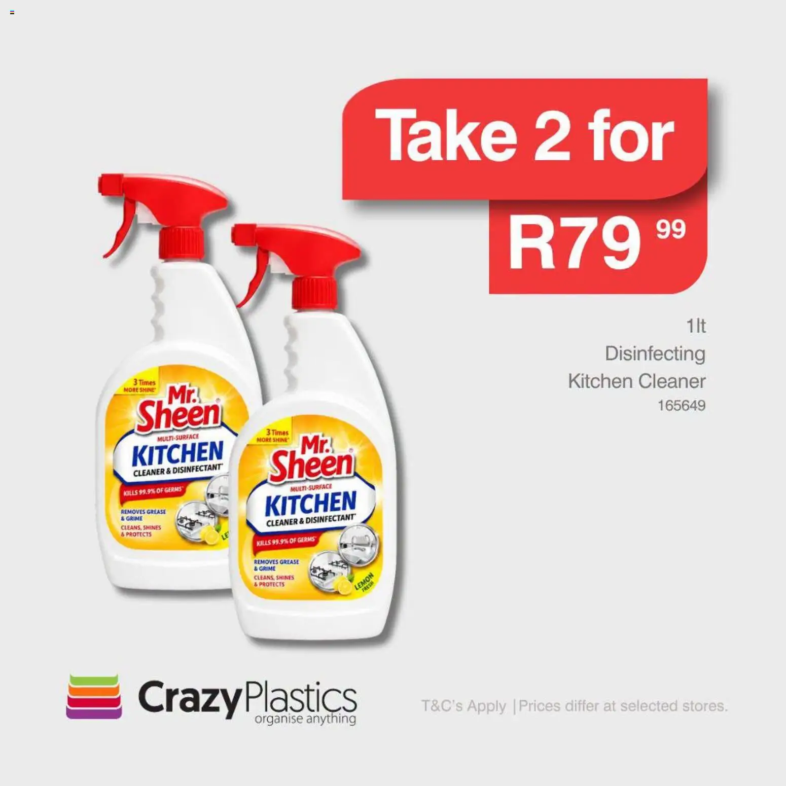 New Crazy Plastics catalogue – valid from 30/10/2026 | Page: 3 | Products: Disinfectant, Lemon