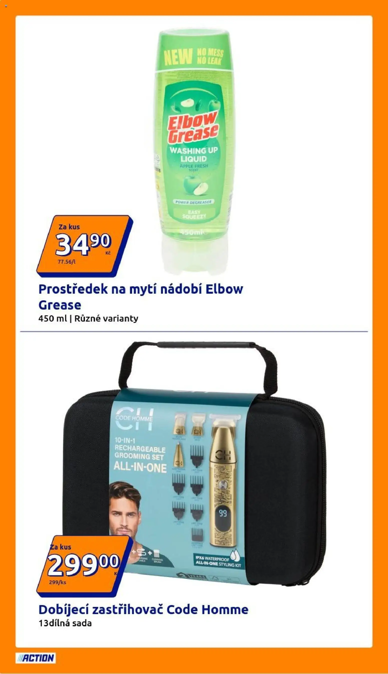 Action leták od 24.06.2026 | Strana: 4 | Produkty: Prostředek na mytí nádobí, Nádobí, Apple, Zastřihovač