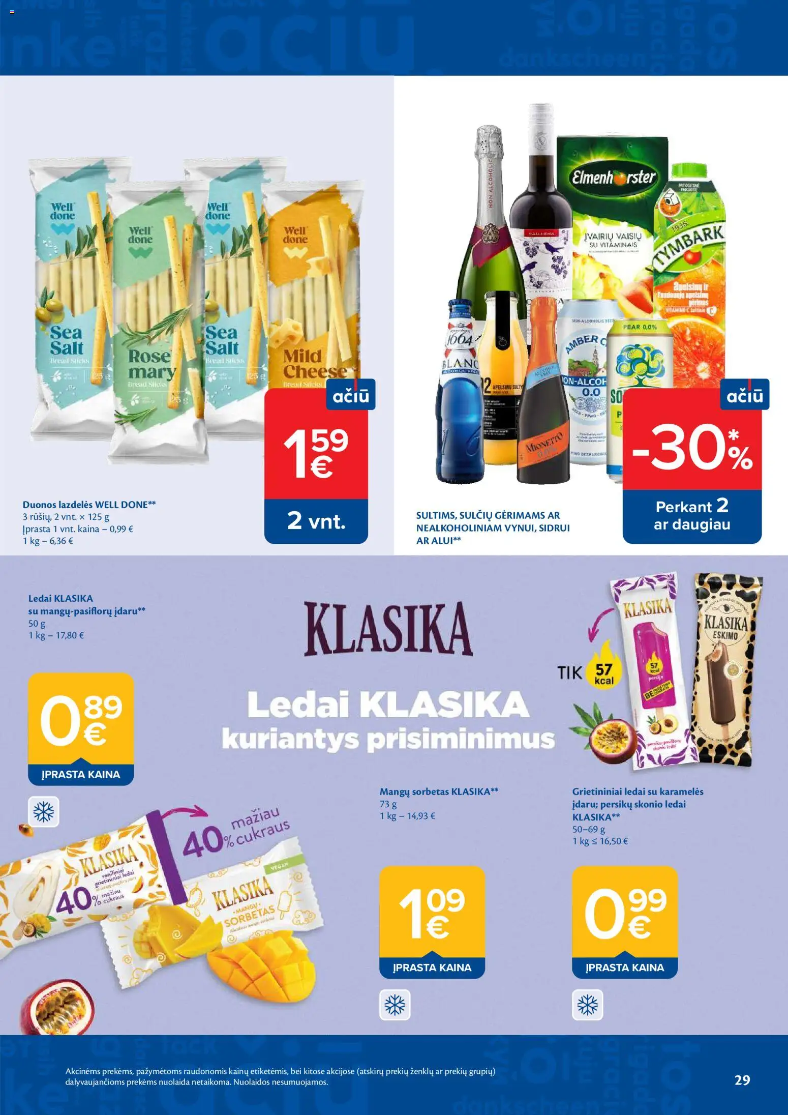 MAXIMA akcijos nuo 2026.06.30 | Puslapis: 29 | Prekių: Ledai
