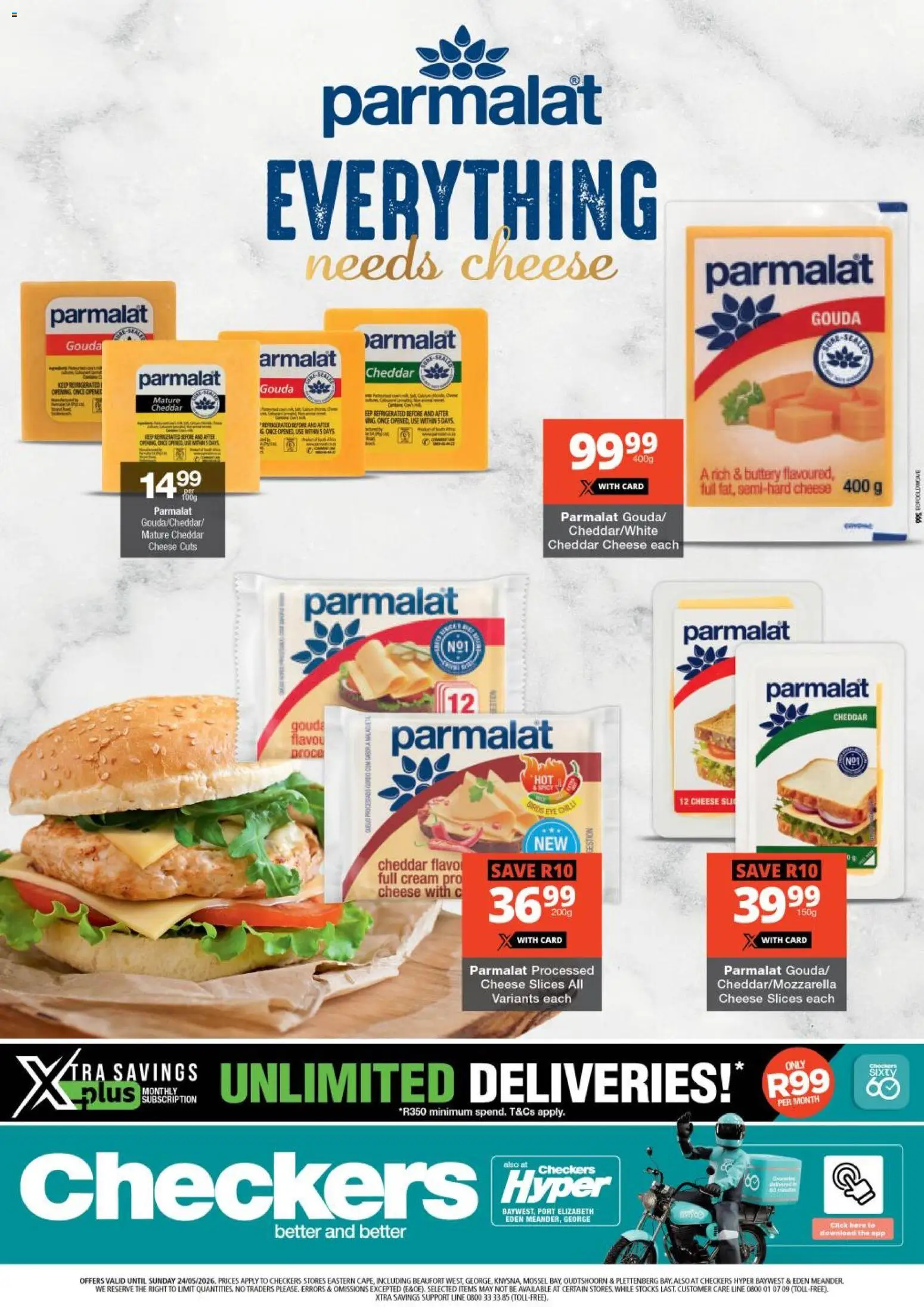New Checkers catalogue – valid from 14.05.2026 | Page: 1 | Products: Cheese, Cream