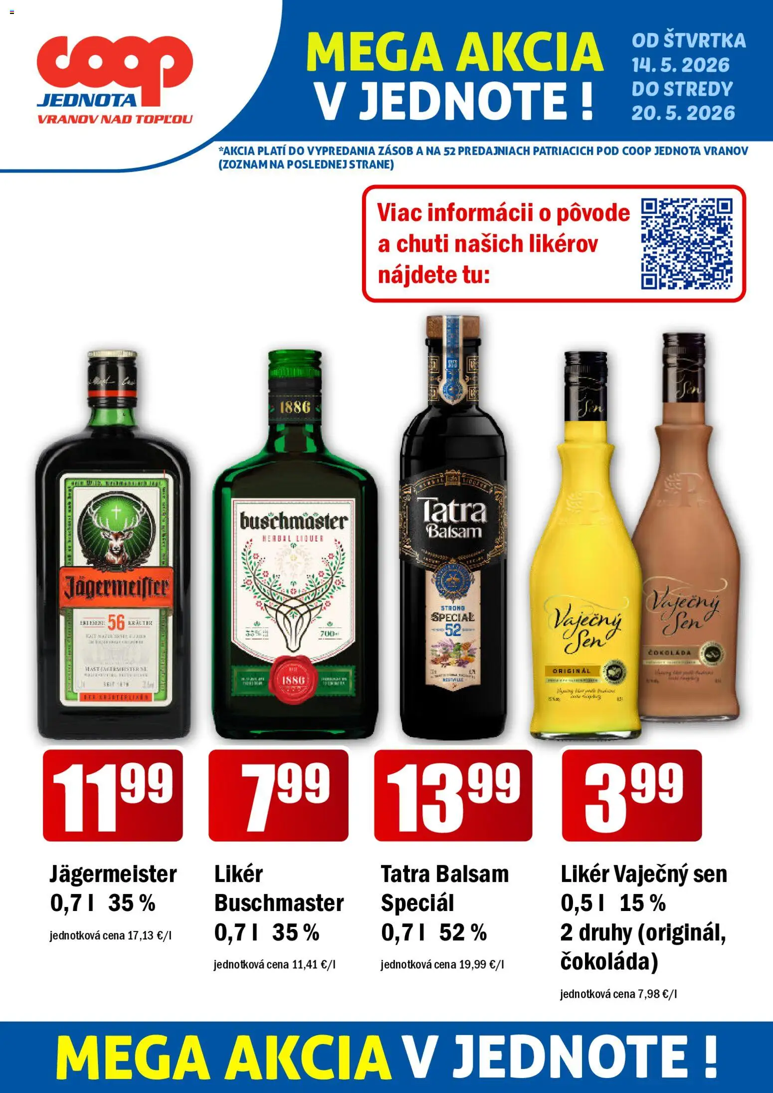 Nové COOP Jednota akcie – leták je platný od 14.05.2026 | Strana: 6
