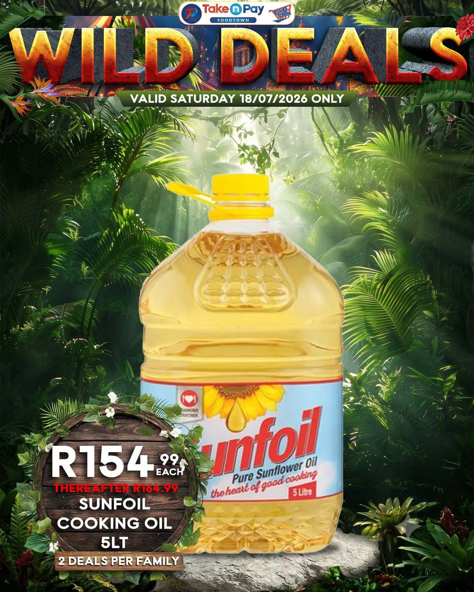 New Take n Pay catalogue – valid from 18/07/2026 | Page: 4 | Products: Oil