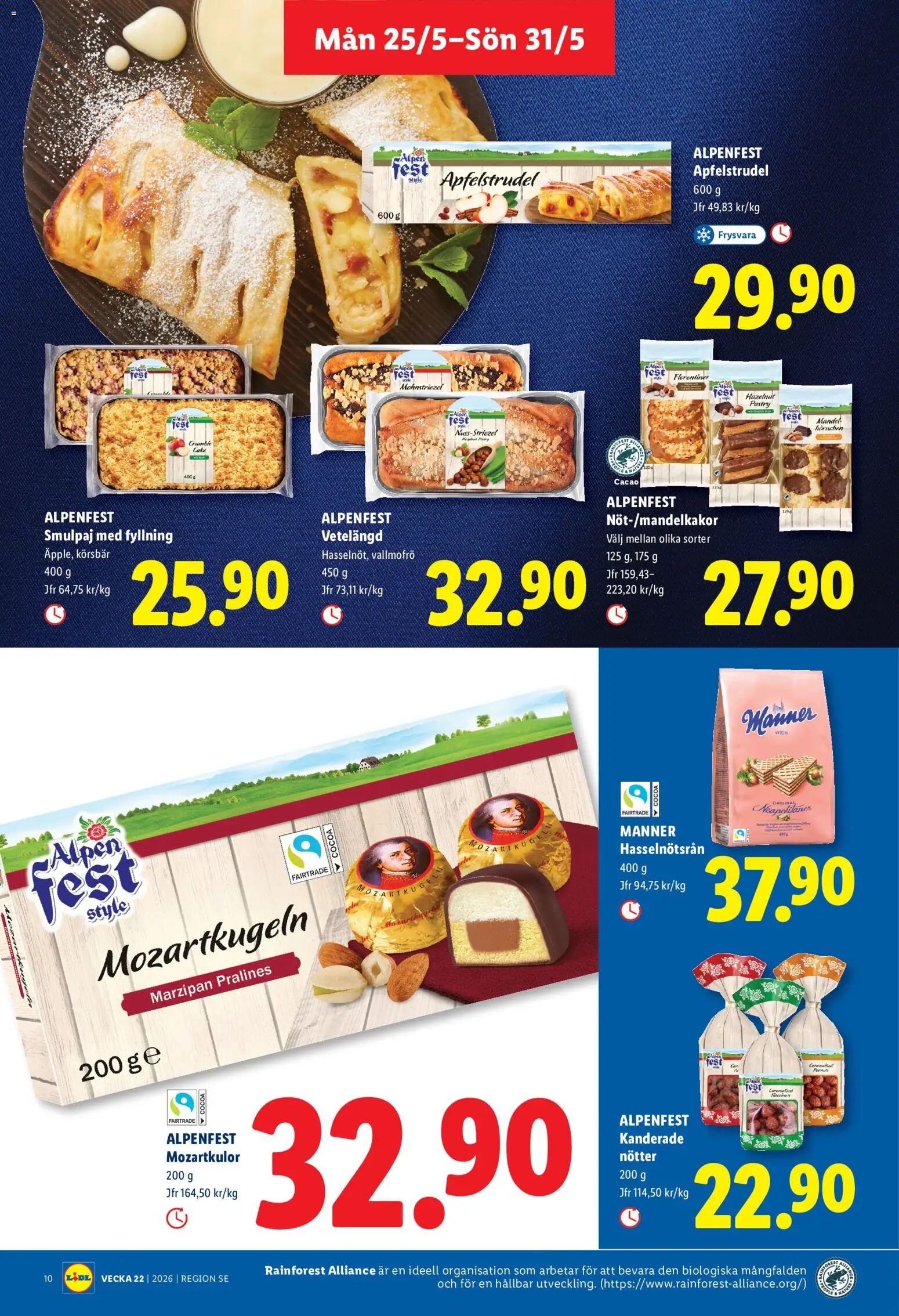 Lidl reklamblad aktuell från 25.05.2026 | Sida: 10 | Produkter: Nötter