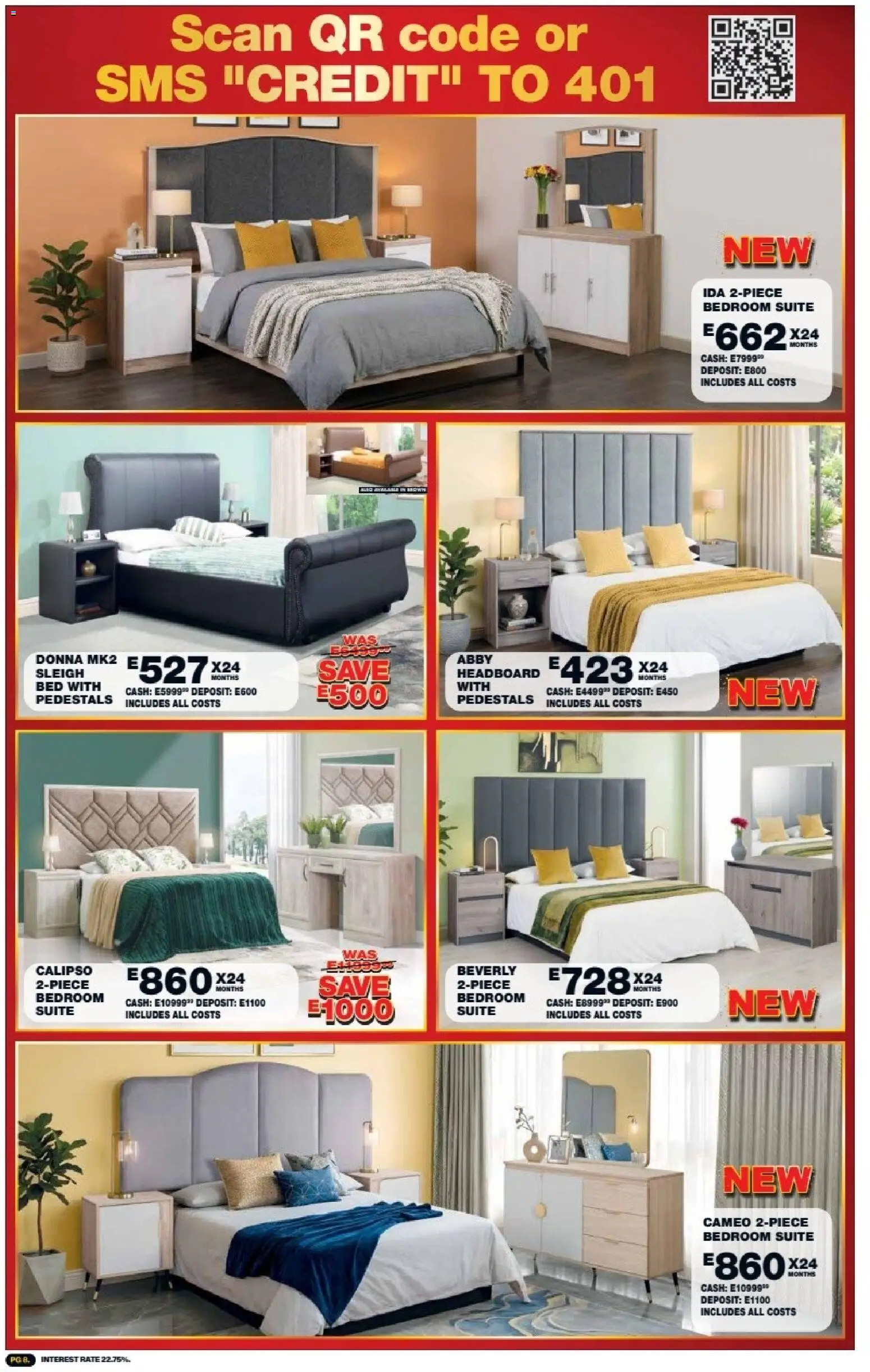 New Lewis Stores catalogue – valid from 05/10/2026 | Page: 8 | Products: Headboard, Bed
