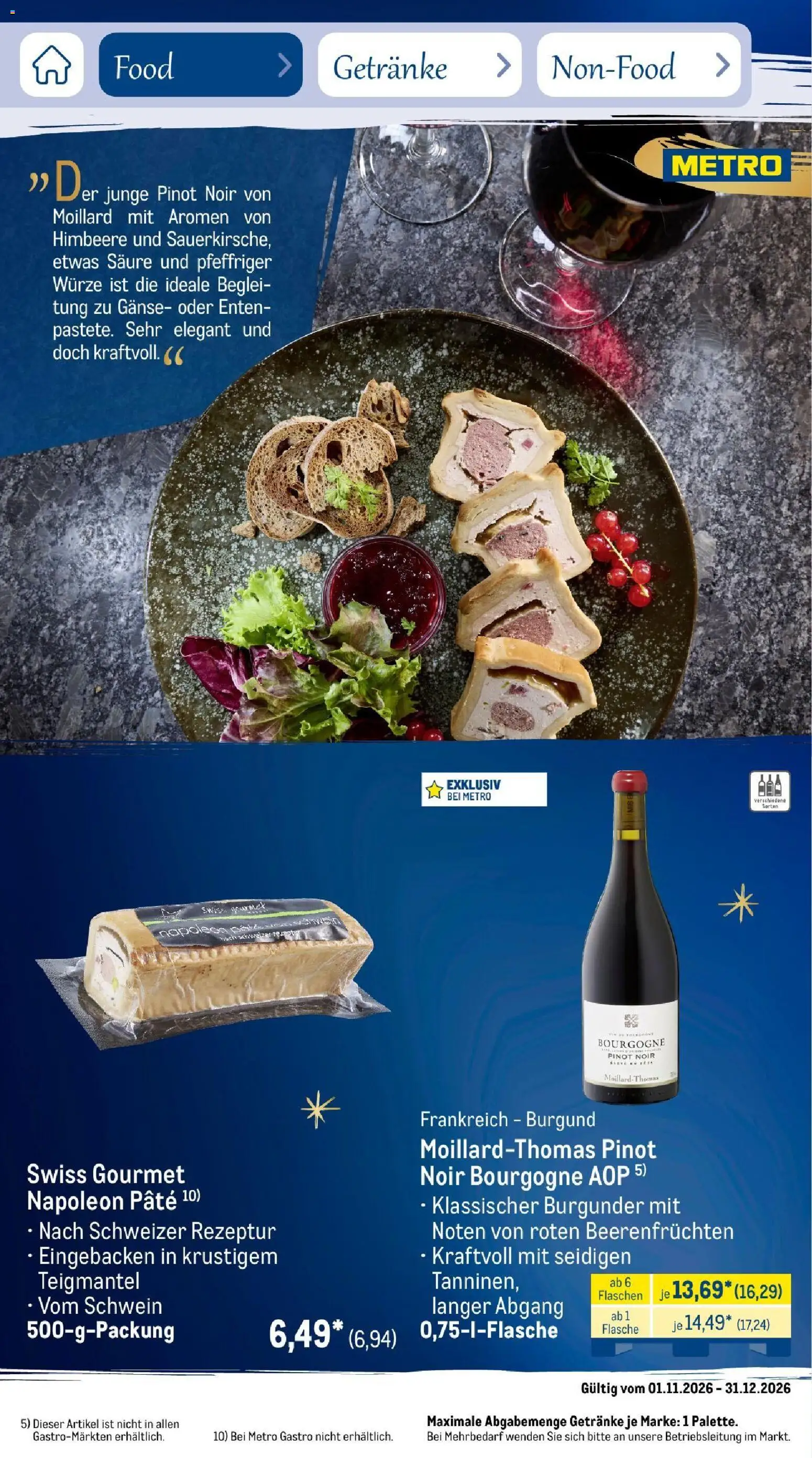 Metro Saisonkatalog Festtage voller Genuss – gültig ab 01.11.2026 | Seite: 48 | Produkte: Himbeere
