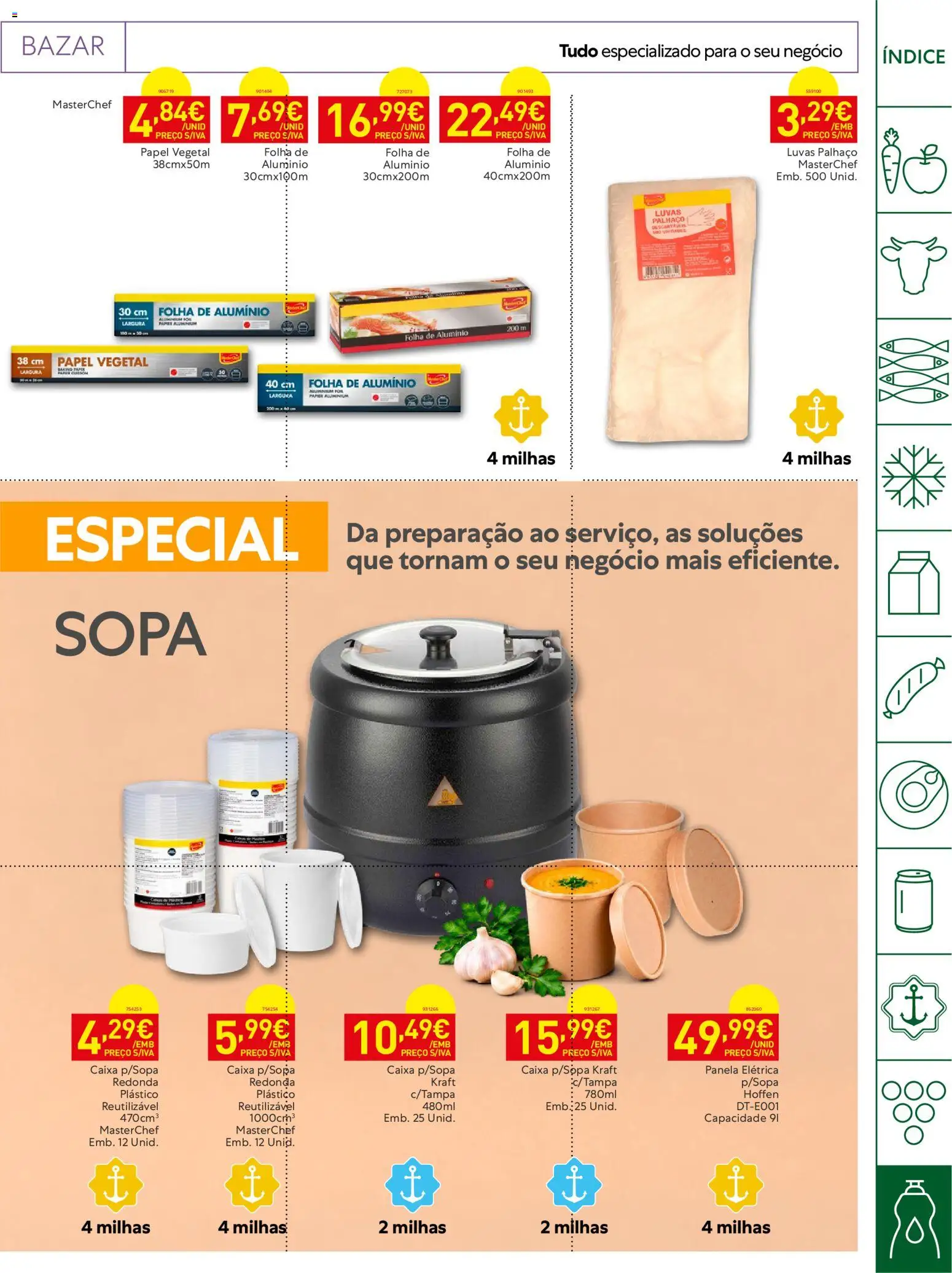 Recheio folheto Horeca │ válido de 27/10/2026 | Página: 29 | Produtos: Luvas, Sopa, Panela, Panela elétrica