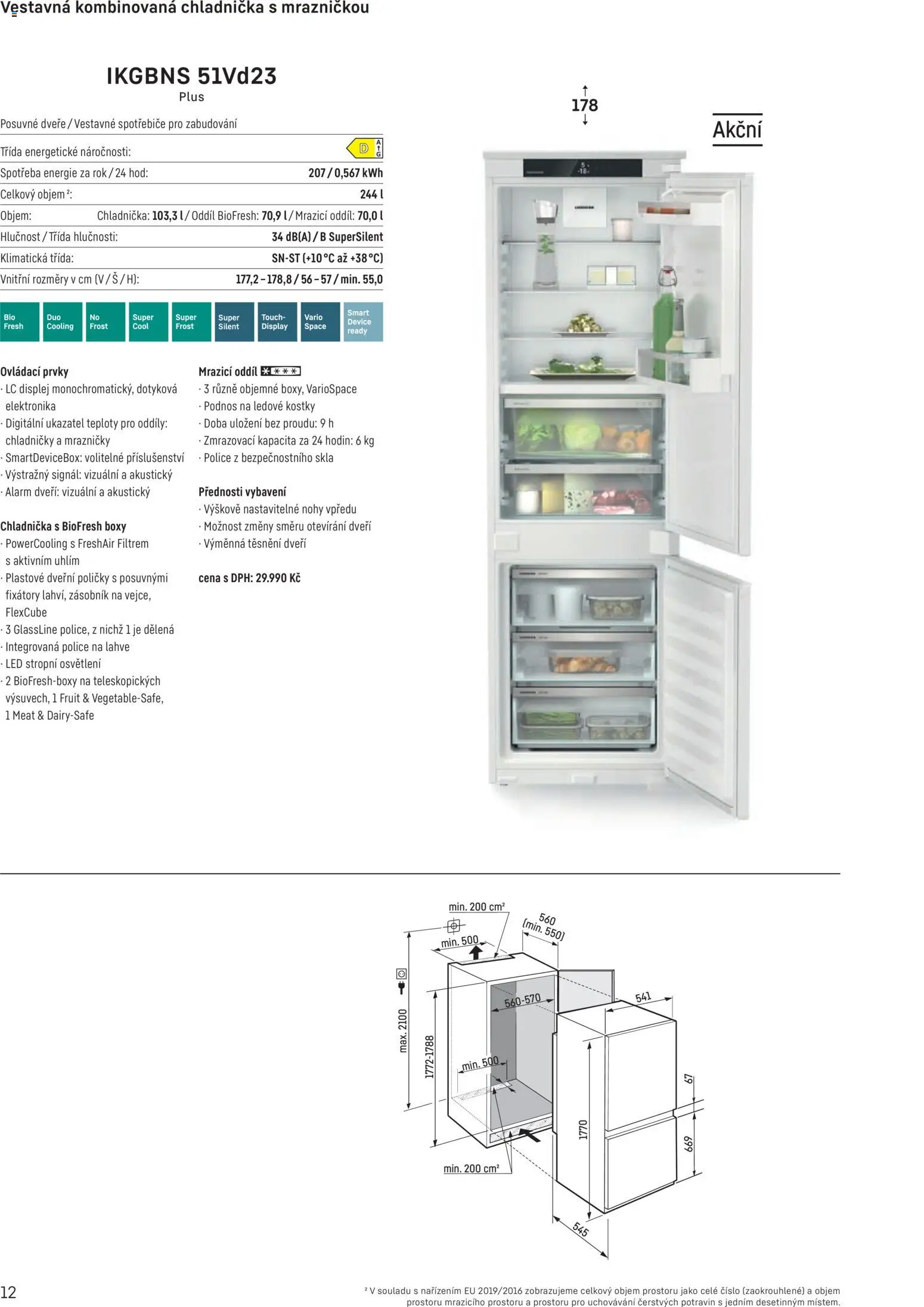 Möbelix leták - Liebherr od 01.10.2025 | Strana: 12 | Produkty: Podnos, Lahve, Elektronika, LED