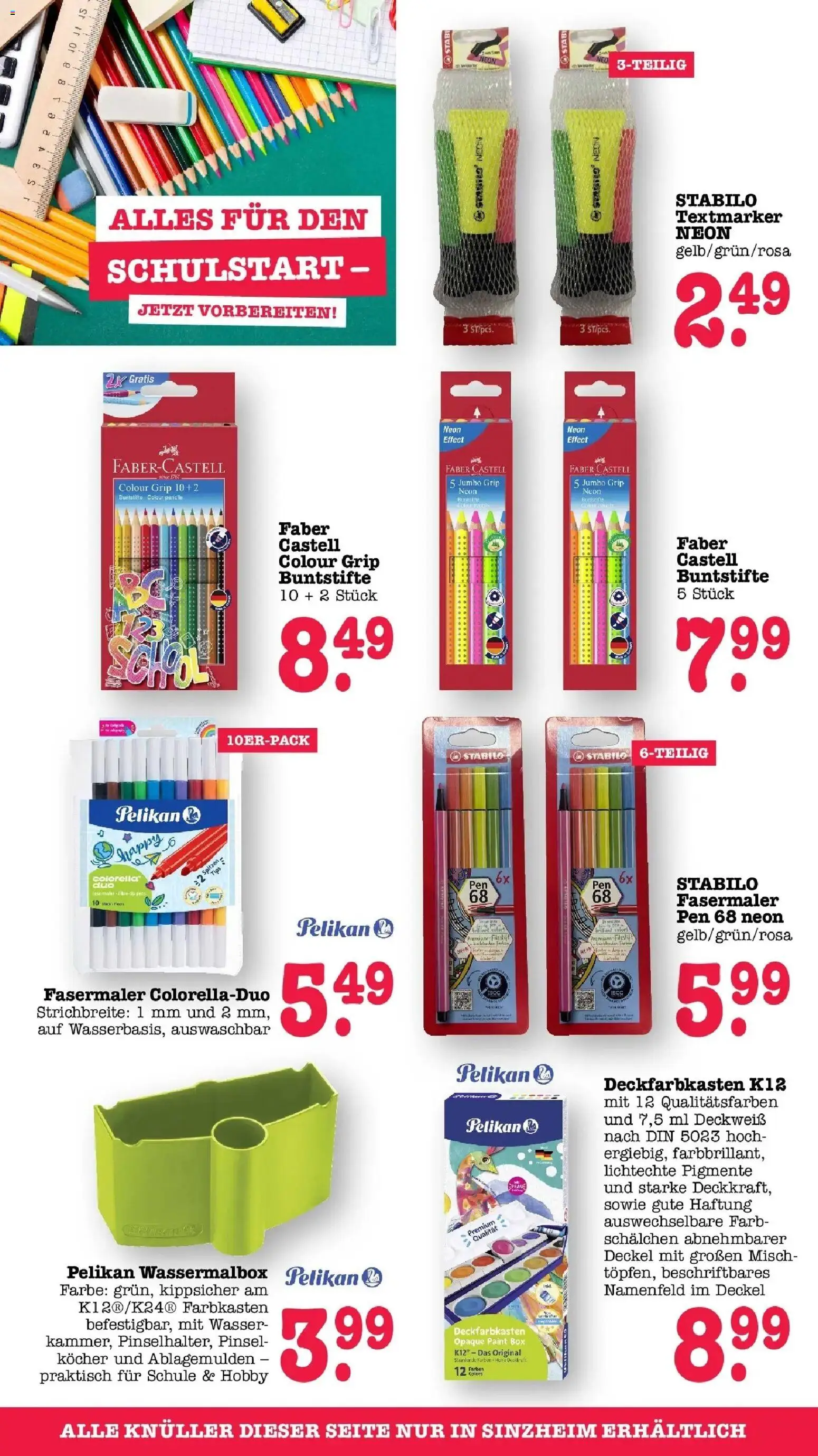 E center Prospekt Achern (ab 31.08.2026) zum Blättern | Seite: 62 | Produkte: Kocher, Box, Pinsel, Wasser