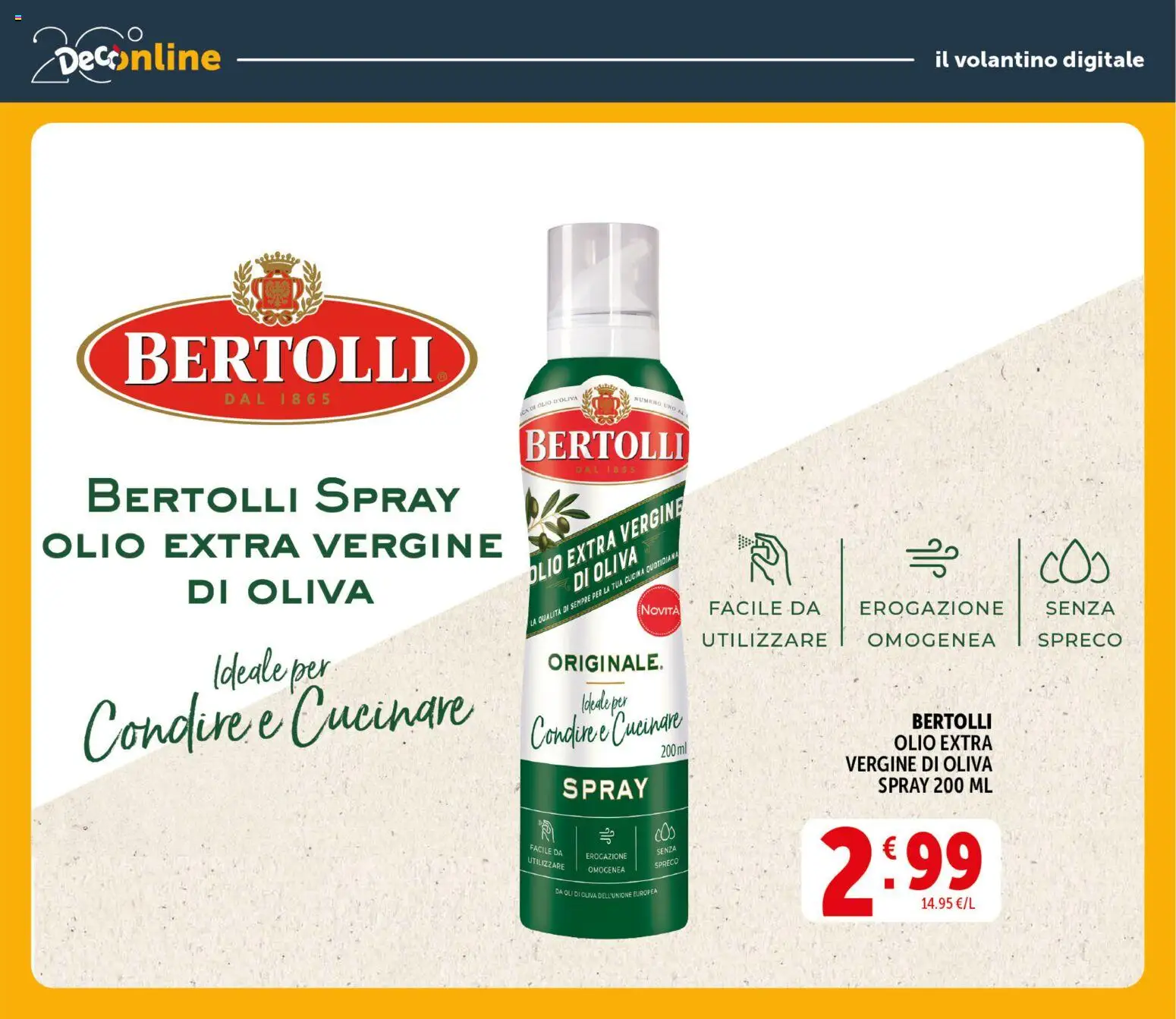 Volantino Decò del 29.05.2026 | Pagina: 28 | Prodotti: Olio, Olio extra vergine