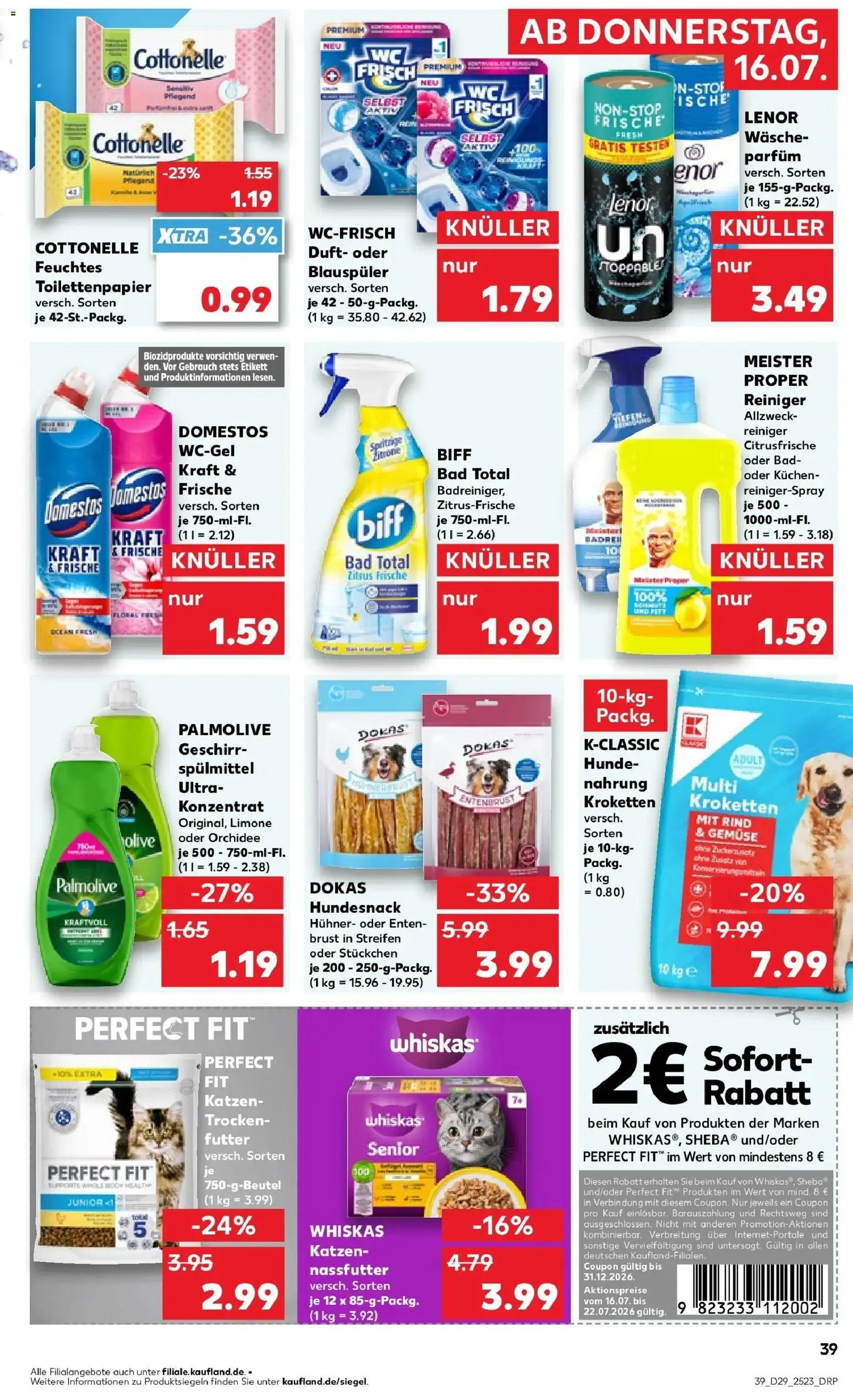 Kaufland Prospekt Oppenheim – gültig ab 13.07.2026 | Seite: 48 | Produkte: Sheba, Orchidee, Parfüm, Kuchen
