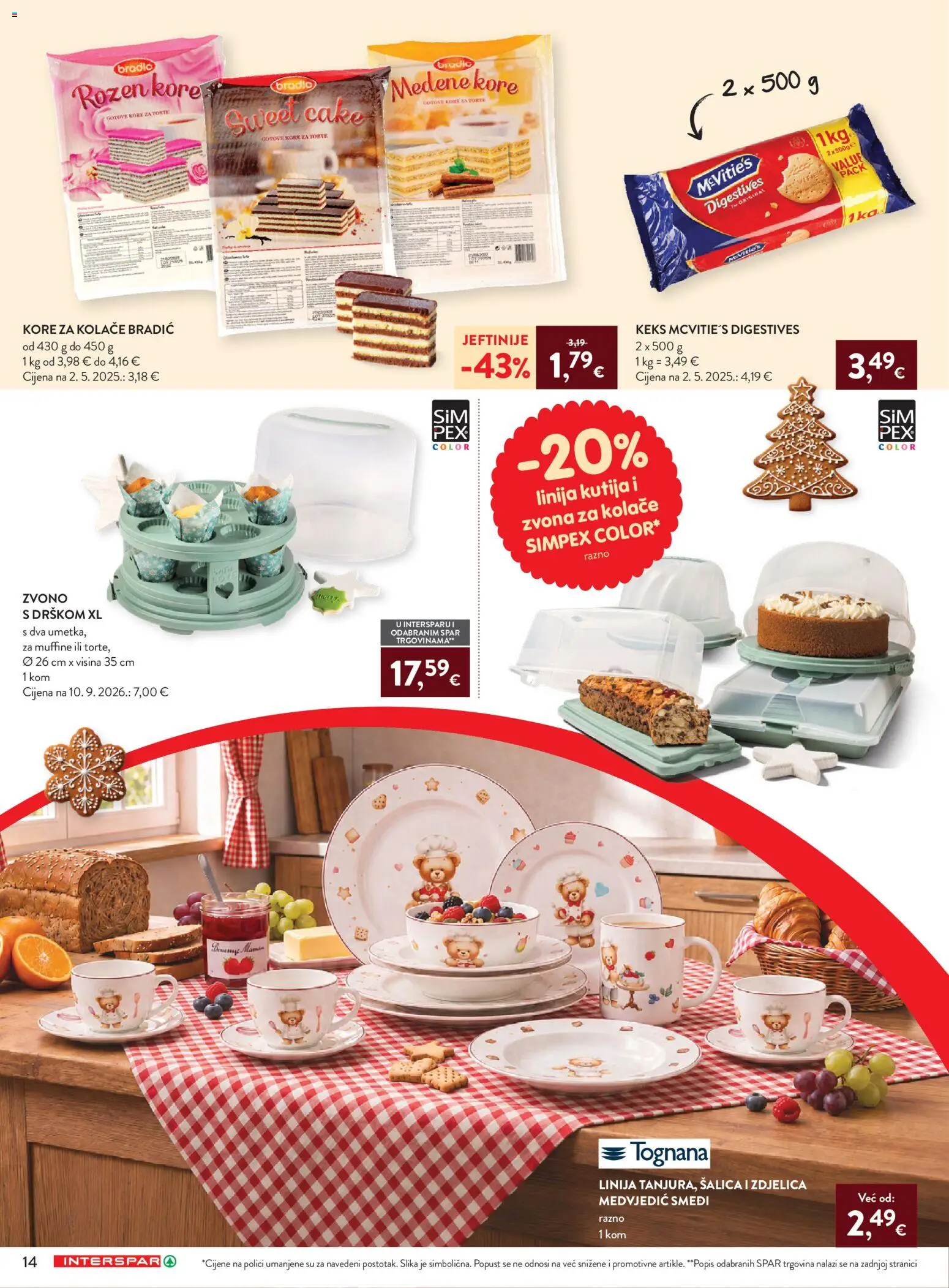 Interspar katalog | vrijedi od 07.10.2026 | Stranica: 16 | Proizvodi: Muffine, Kutija, Keks, Šalica