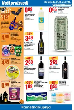PIVO BURGFURST, Pivo burgfurst 4,3% vol. 500 ml - Pregled kataloga iz trgovine Eurospin, vrijedi od 21.10.2026 | Stranica: 6