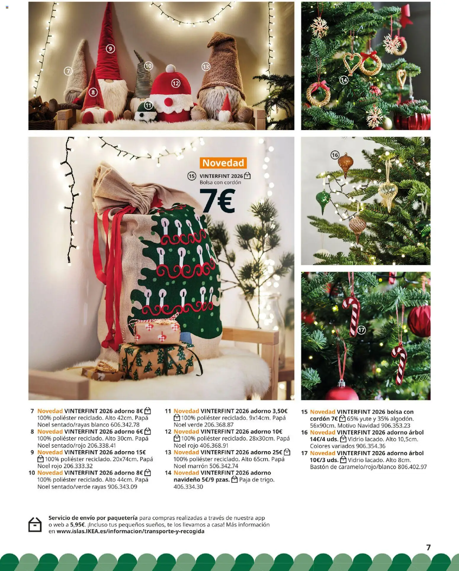 IKEA - Brochure de Navidad │ válido desde el 06/10/2026 | Página: 7 | Productos: Té, Bastón, Bolsa