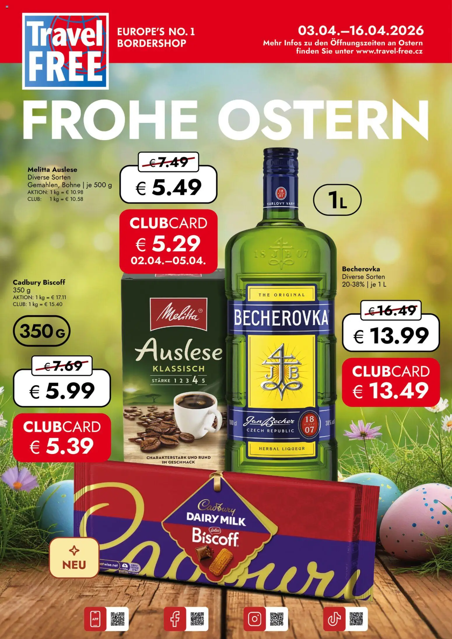Travel FREE Flugblatt gültig ab 03.04.2026 | Seite: 1
