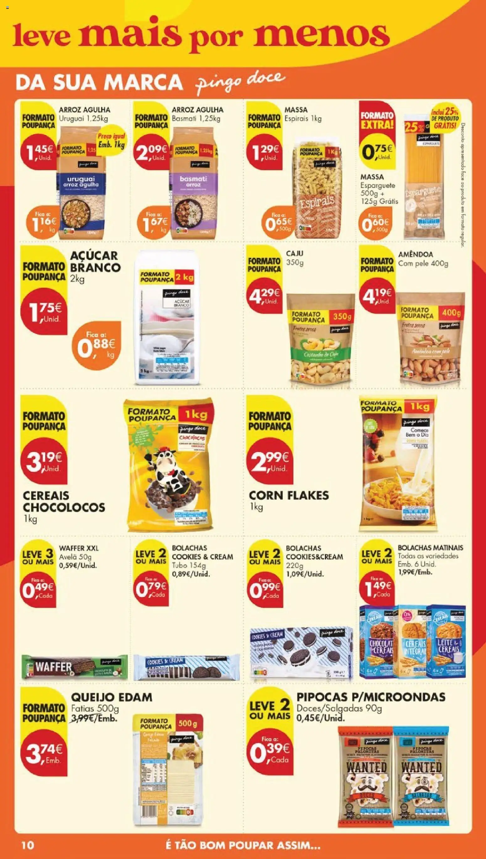 Pingo Doce folheto │ válido de 21.04.2026 | Página: 12 | Produtos: Pipocas, Leite, Açúcar, Cereais