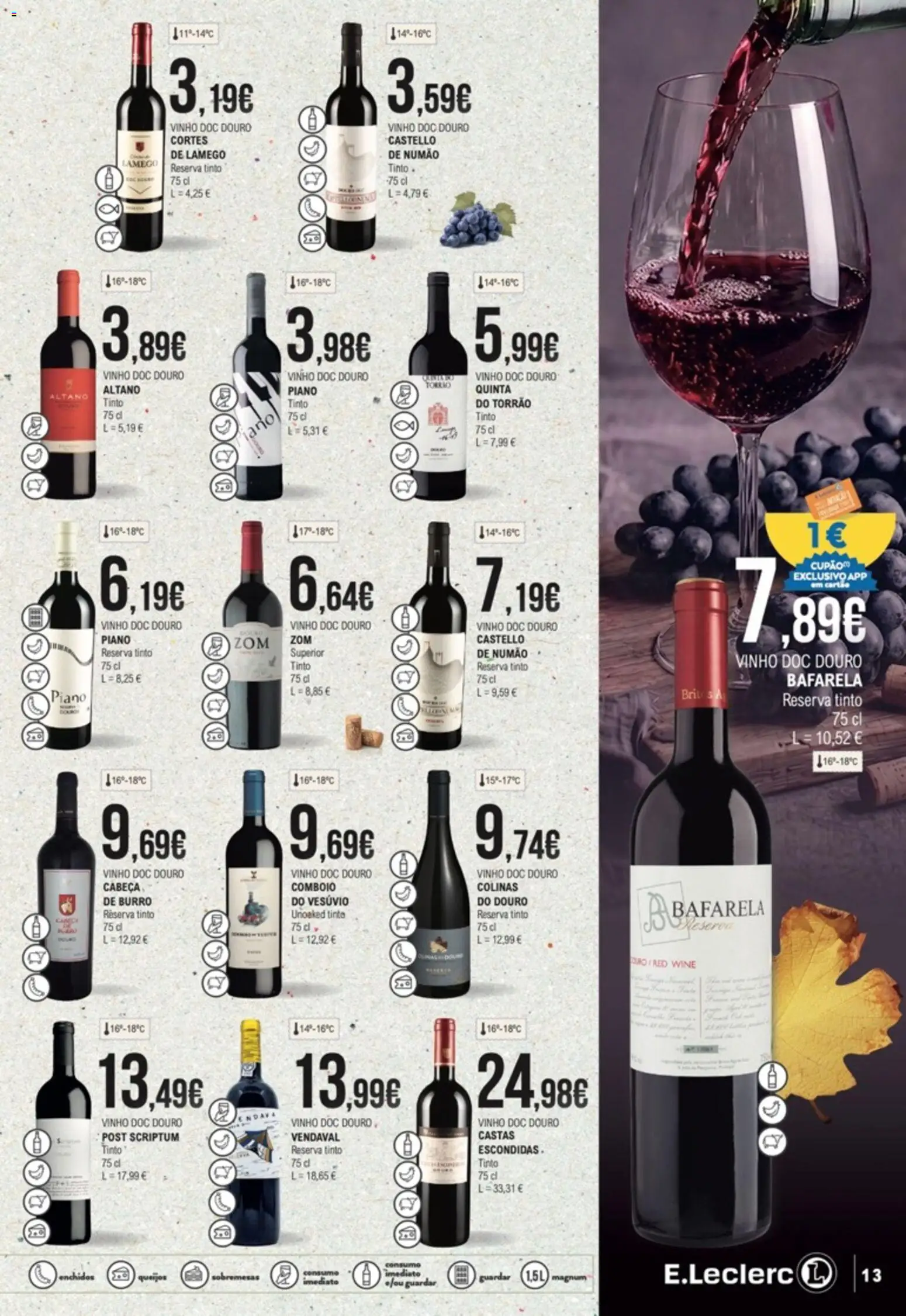 E.Leclerc folheto Feira dos Vinhos │ válido de 01/10/2026 | Página: 13 | Produtos: Sobremesas, Vinho