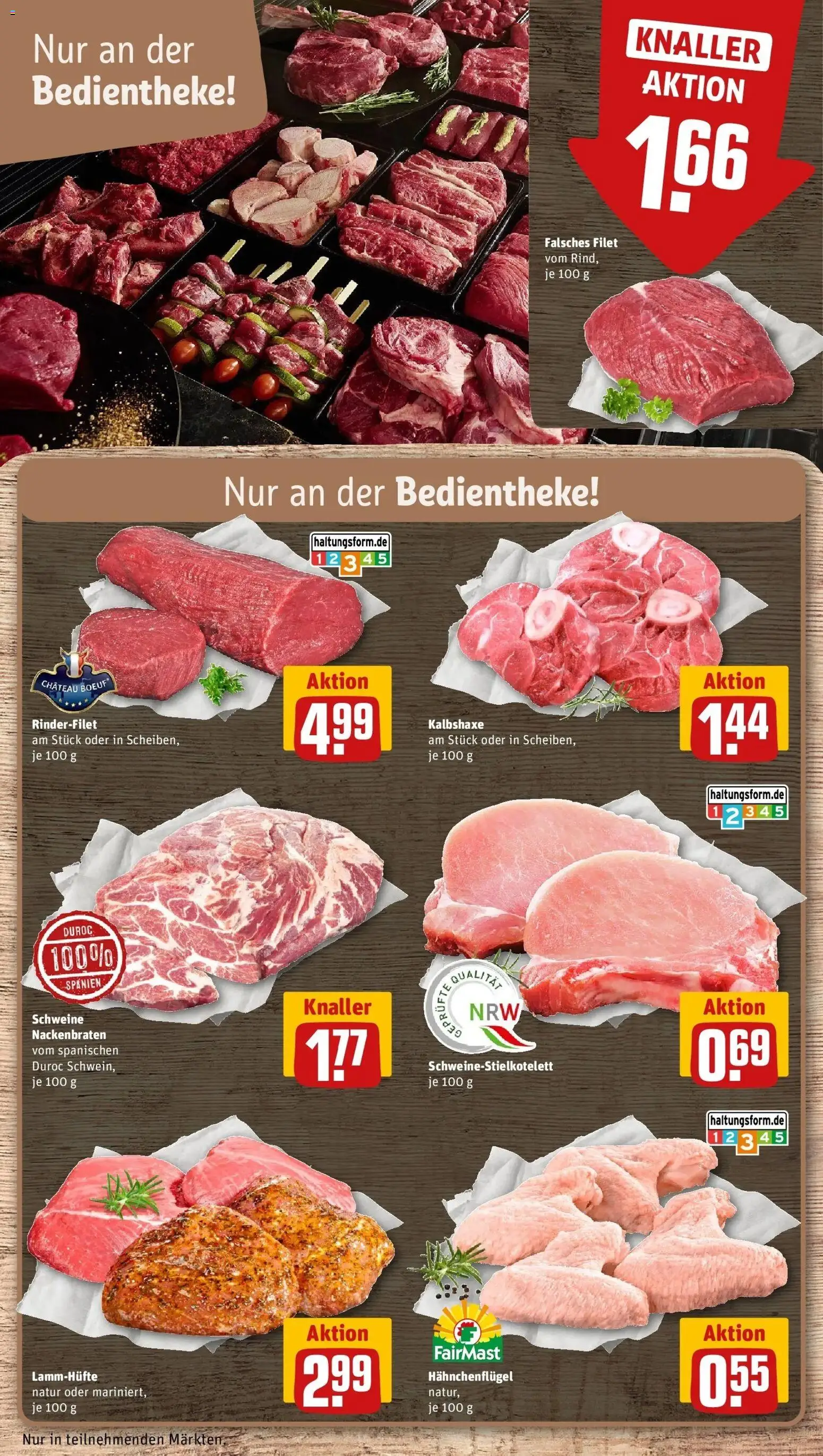 Rewe Prospekt Dörentrup	 – gültig ab 12.04.2026 | Seite: 8 | Produkte: Rinderfilet