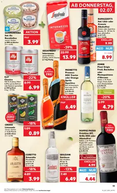 Kaufland Prospekt ab 02.07.2026 gültig | Seite: 19 | Produkte: Kaffee, Likör, Zucker, Ramazzotti