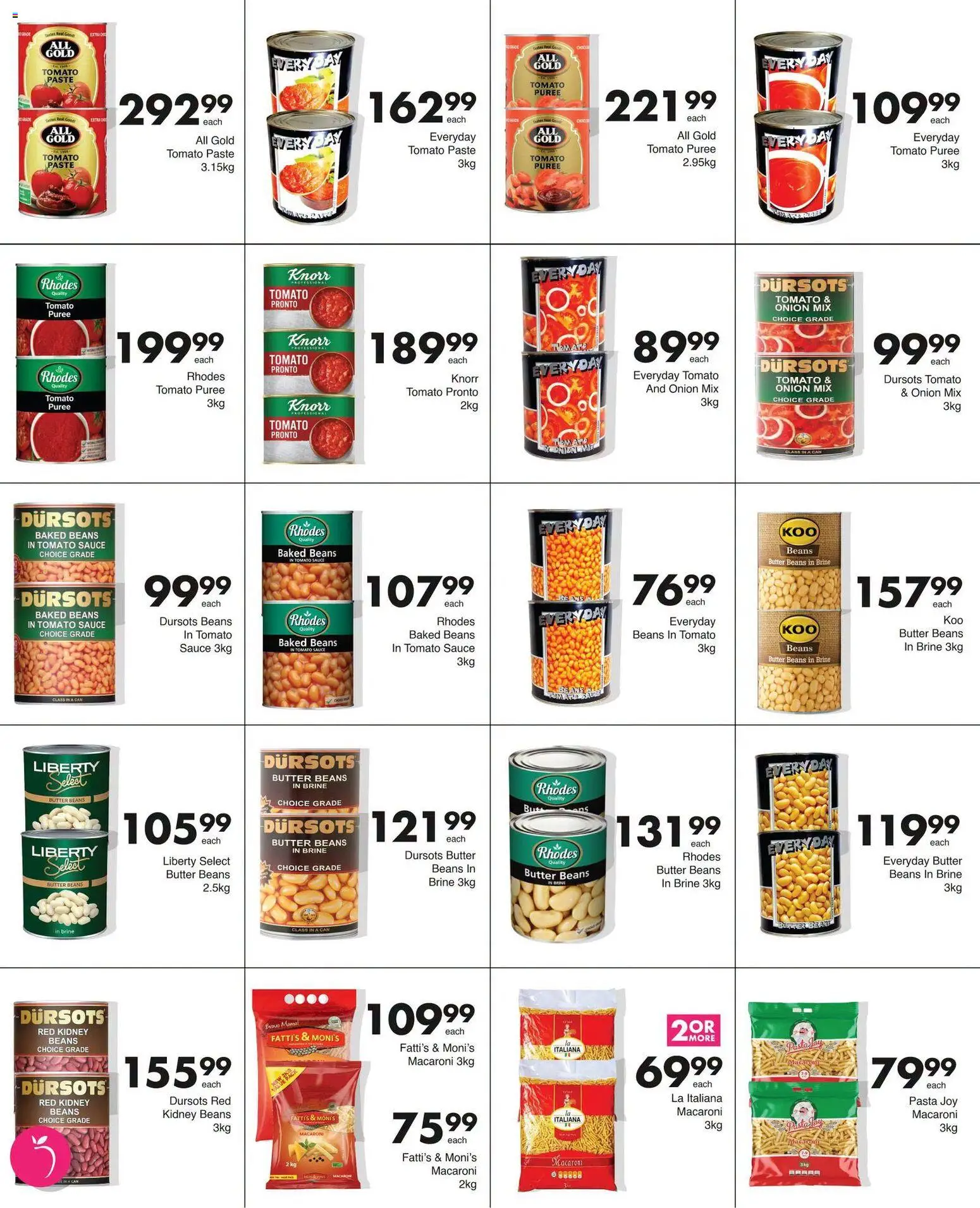 New Save catalogue – valid from 27/07/2026 | Page: 12 | Products: Pasta, Tomato sauce, Sauce, Onion