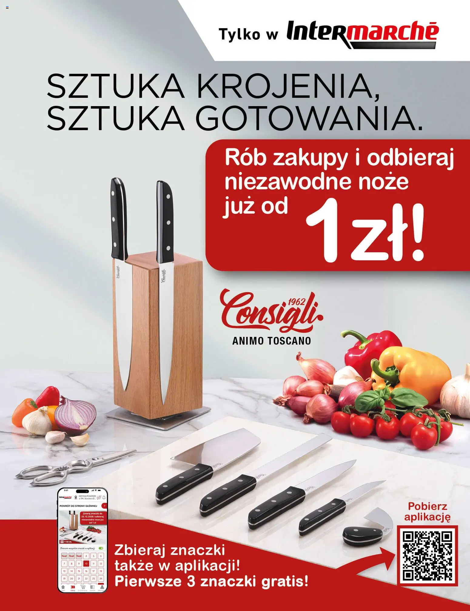Intermarche konkurs - Sztuka krojenia, sztuka gotowania od 17.09.2026 | Strona: 1 | Produkty: Noże