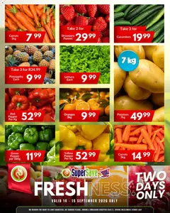 Super Save specials catalogue – valid from 14/09/2026