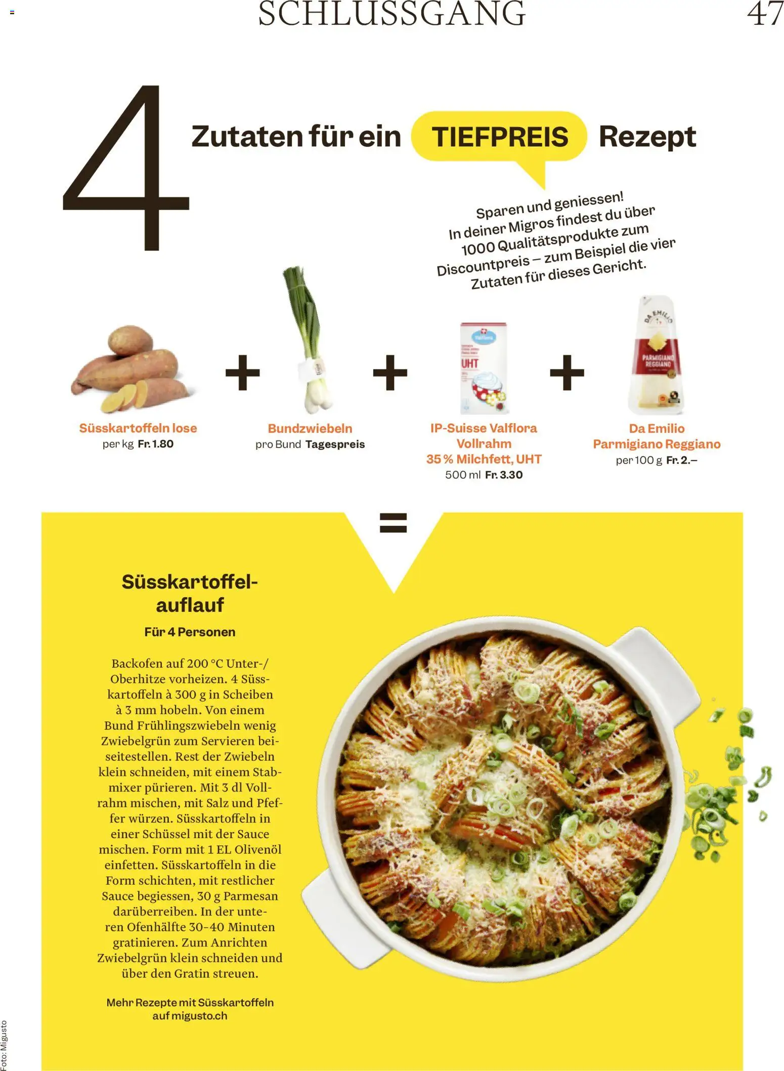 Migros aktionen Magazin – gültig ab 15.07.2026 | Seite: 47 | Produkte: Kartoffeln, Backofen, Zwiebeln, Mixer