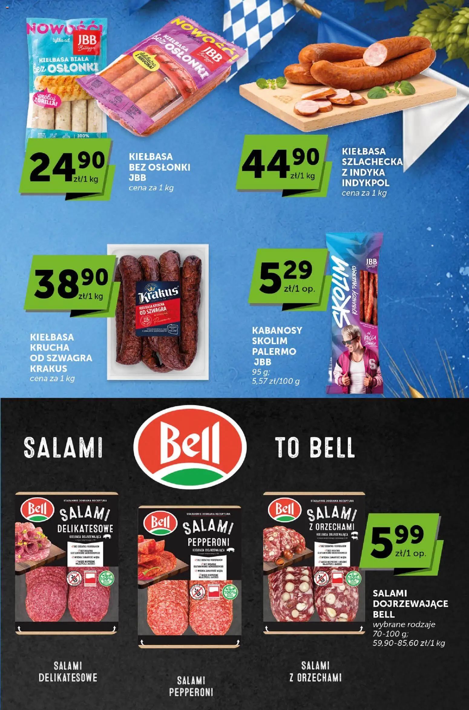 ABC gazetka - Katalog od 24.09.2026 | Strona: 6 | Produkty: Kiełbasa dojrzewająca, Bell, Kabanosy, Salami