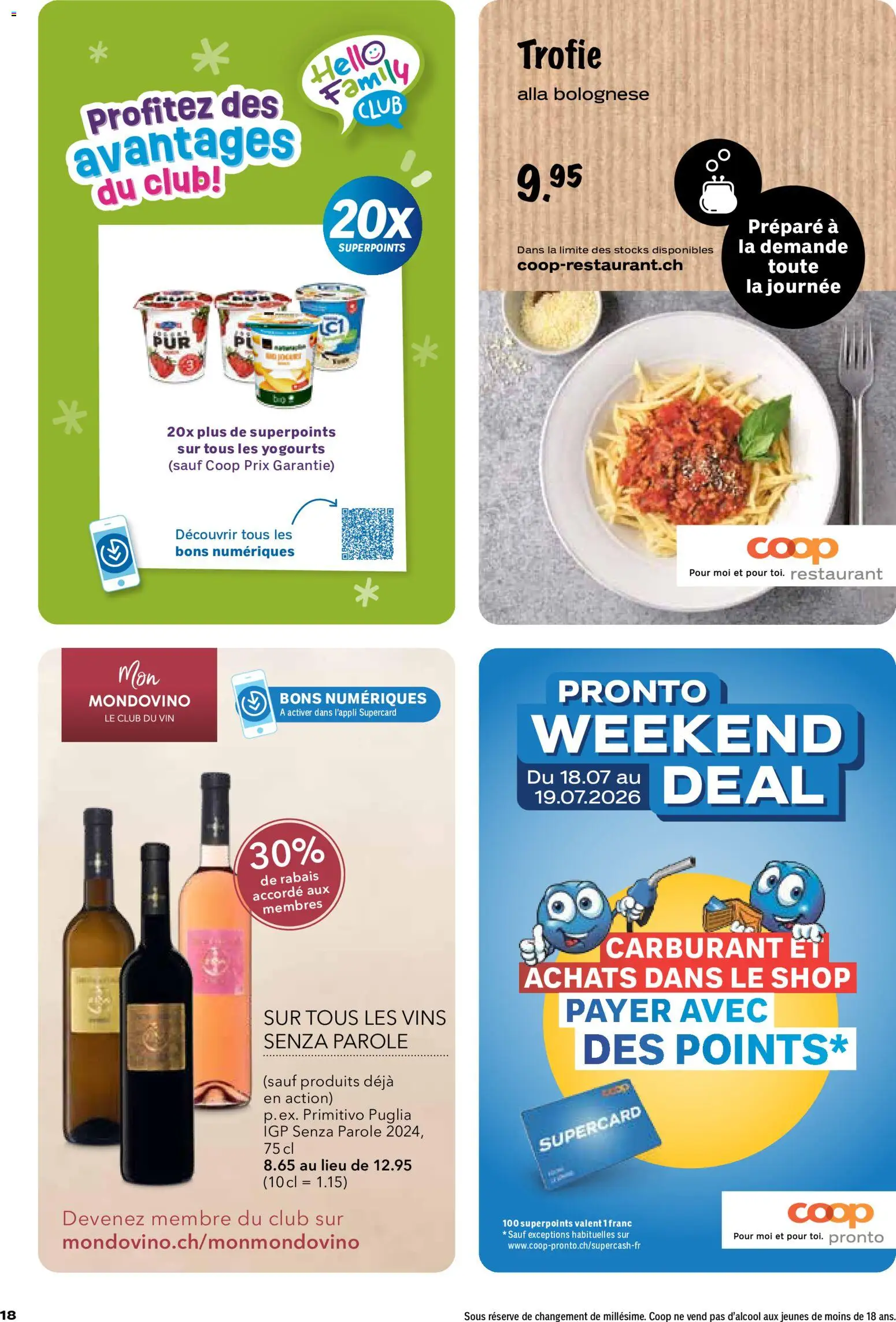 Coop aktionen FR – gültig ab 16.07.2026 | Seite: 18