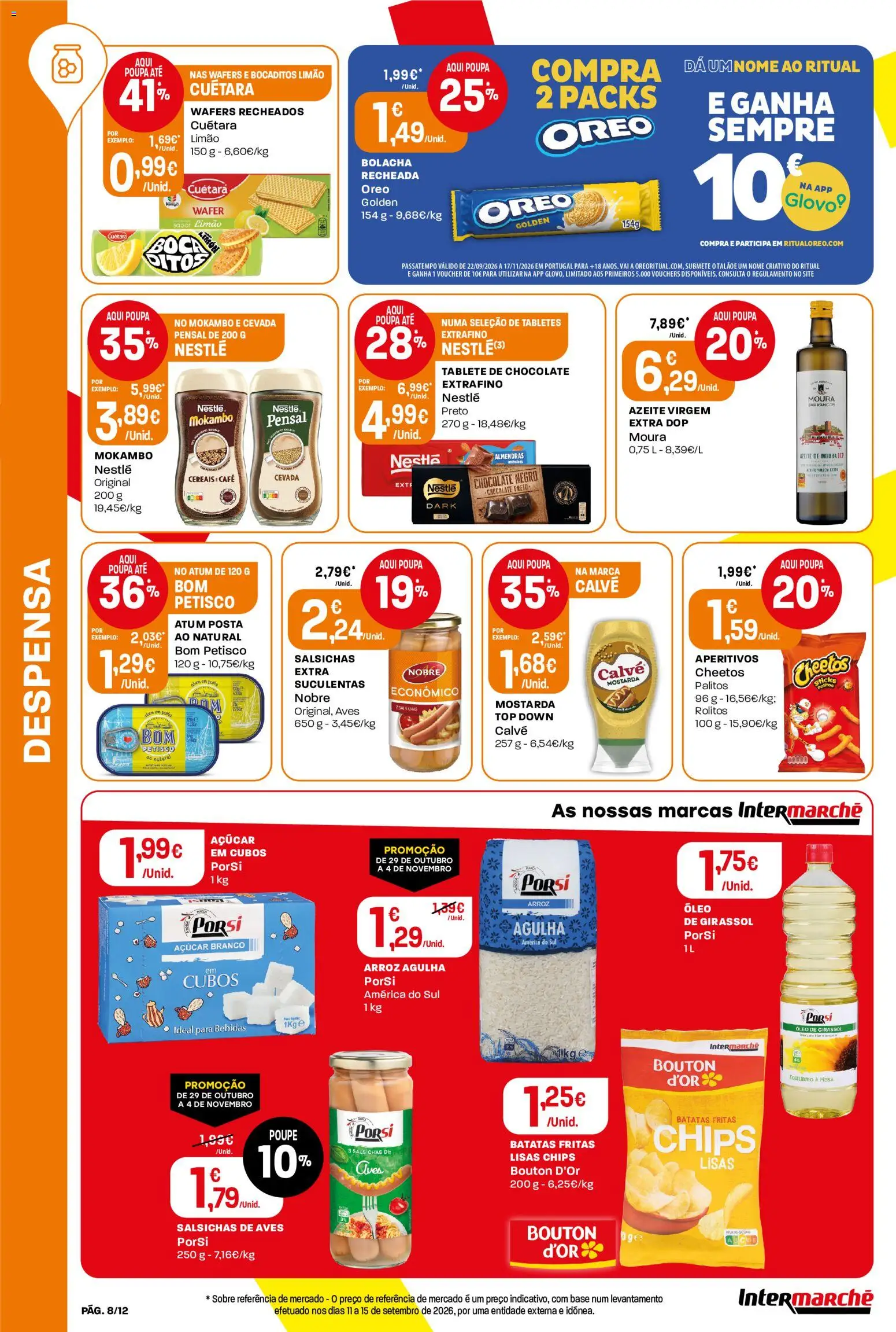 Intermarché folheto Mini │ válido de 29/10/2026 | Página: 8 | Produtos: Base, Mesa, Nestlé, Café
