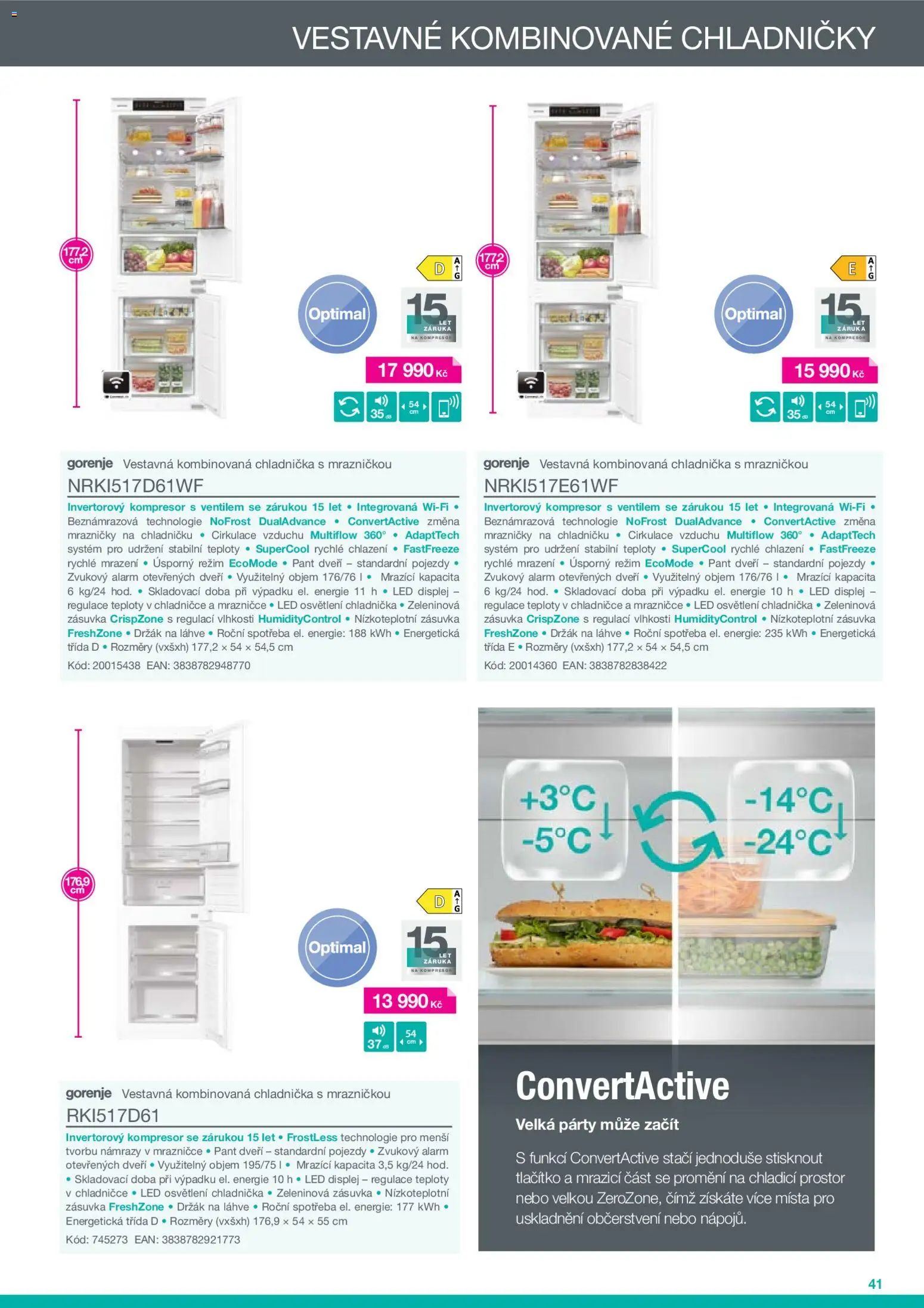 Möbelix leták - Gorenje od 01.01.2026 | Strana: 41 | Produkty: Kompresor, Lahve, Zásuvka, LED