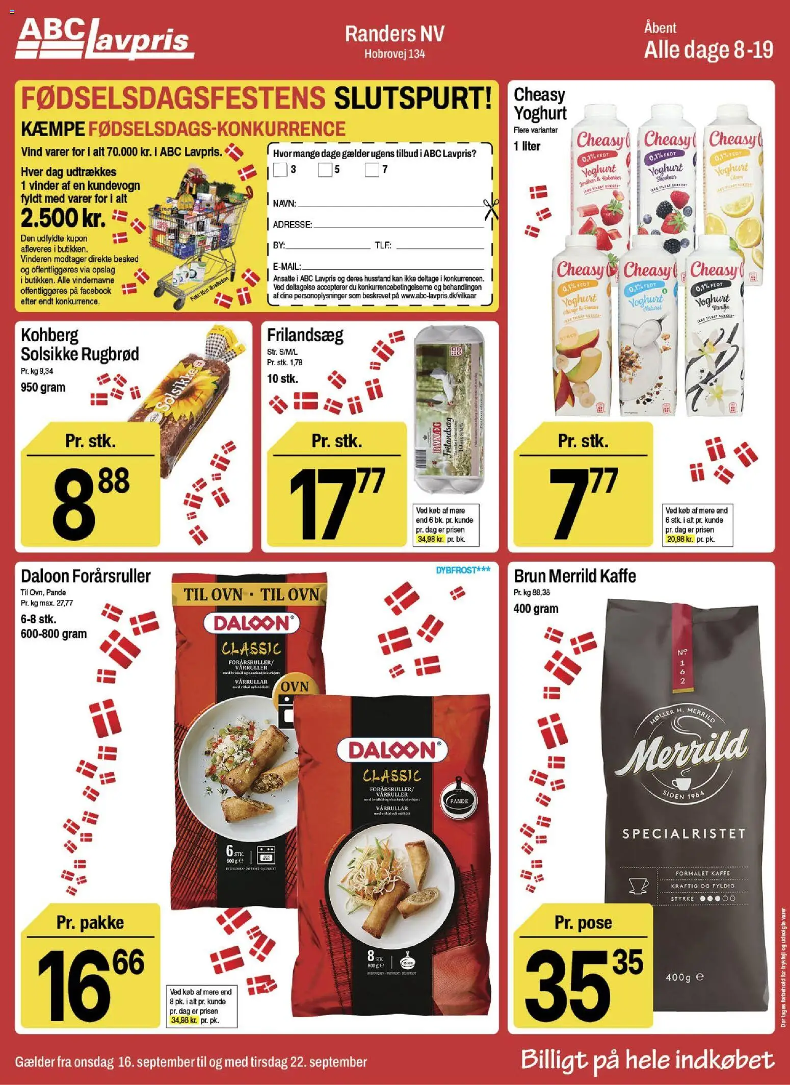 Abc Lavpris tilbudsavis – gyldig fra 16/09/2026 | Side: 1