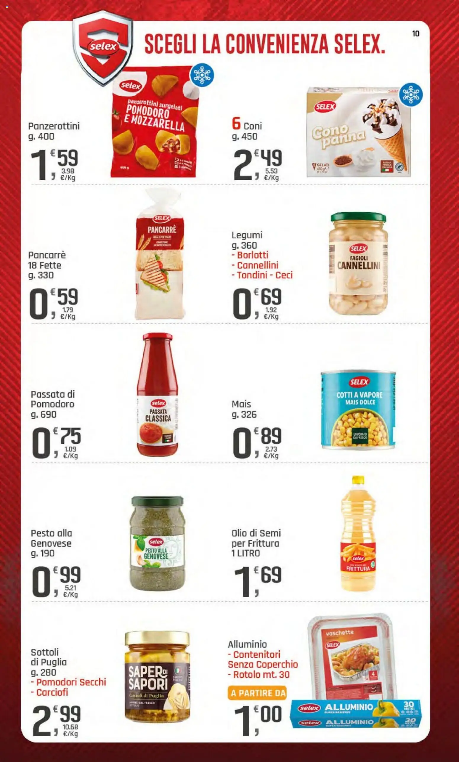 Volantino DOK del 06/08/2026 | Pagina: 10 | Prodotti: Pomodori, Pesto, Mais, Pomodori secchi
