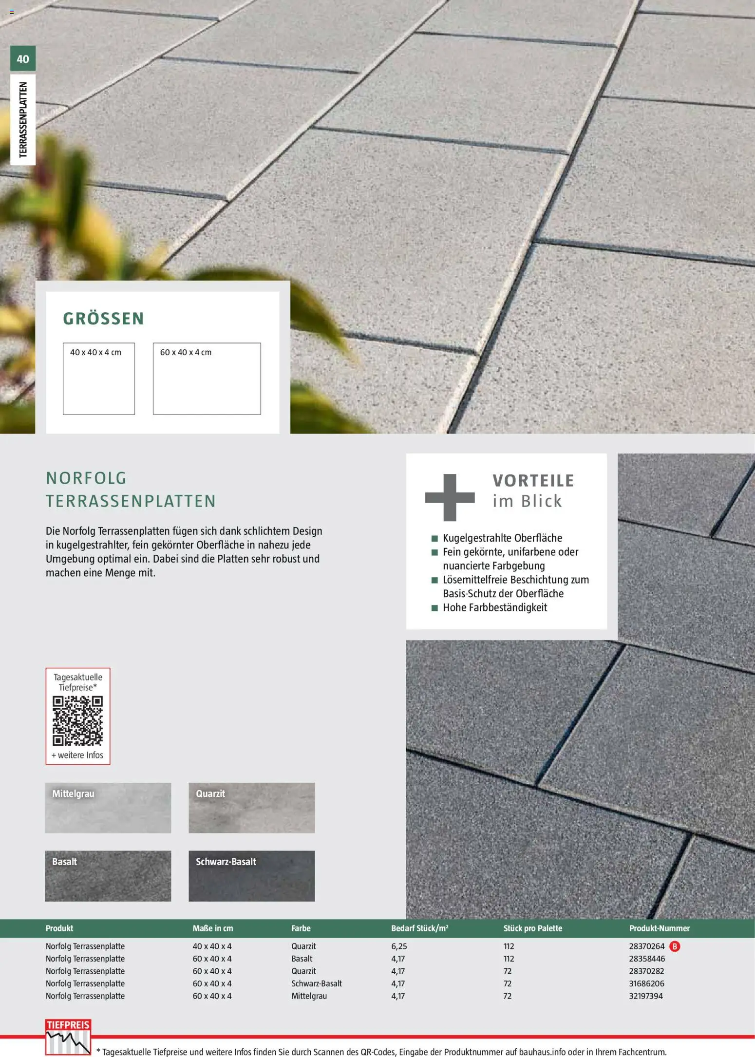 Bauhaus Gartenbaumaterialien 2026 – gültig ab 02.03.2026 | Seite: 40