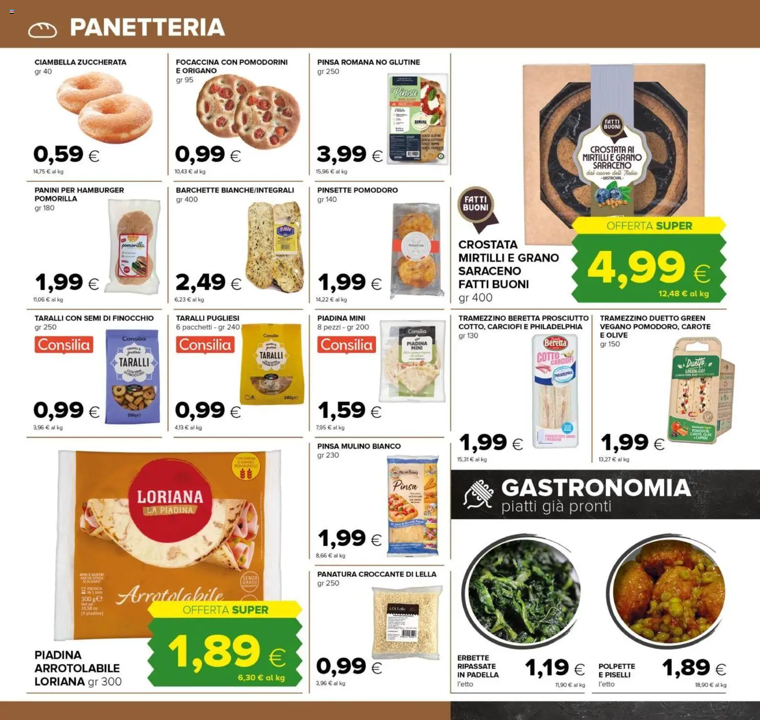 Volantino Tigre del 21.05.2026 | Pagina: 8 | Prodotti: Carote, Farina, Taralli, Padella
