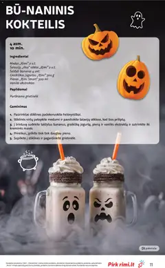 Rimi leidinys galioja nuo 2026.09.22 | Puslapis: 11 | Prekių: Grietinėlė, Pienas, Jogurtas, Bananai
