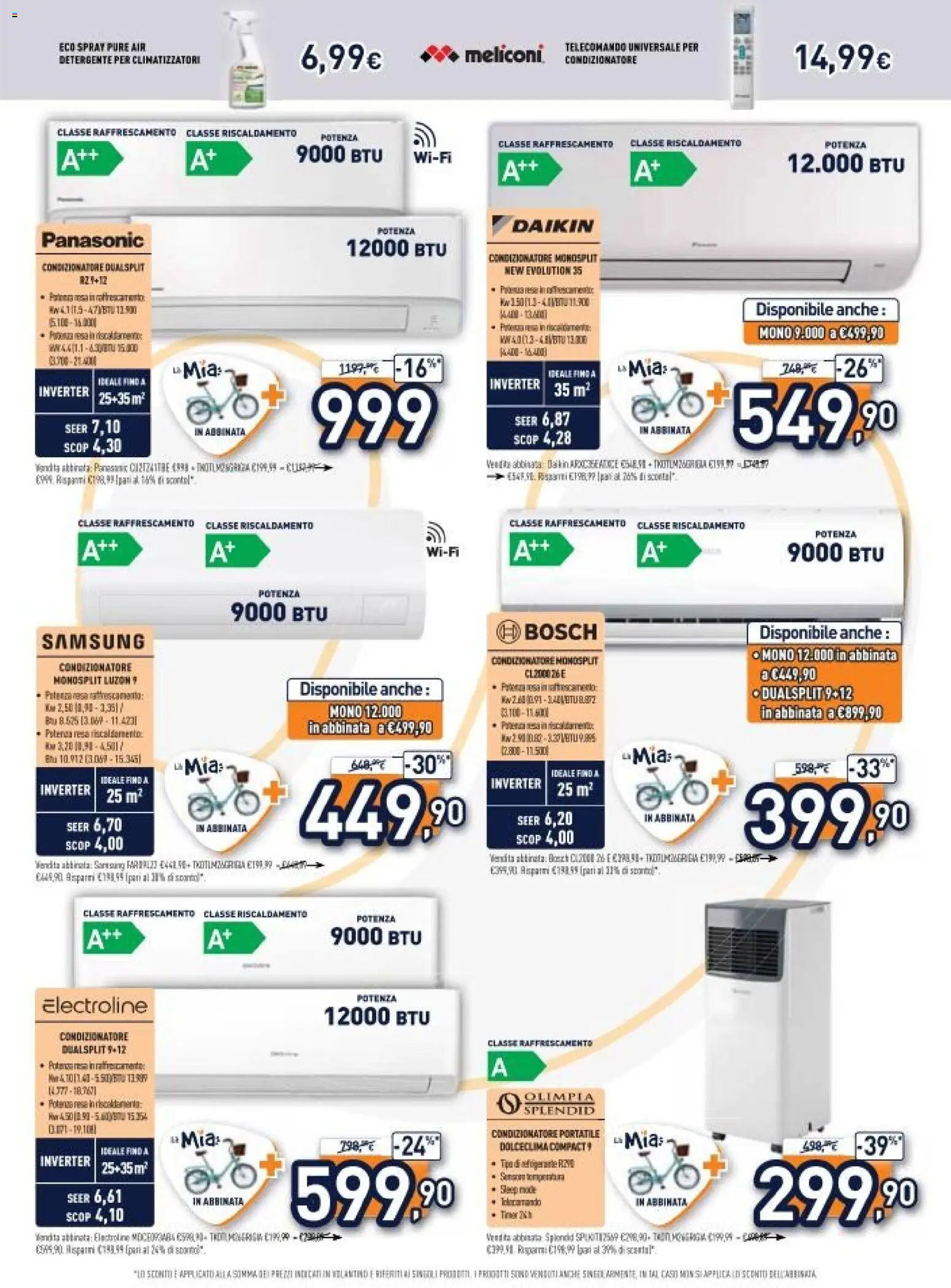 Volantino Unieuro del 29.05.2026 | Pagina: 29 | Prodotti: Telecomando, Detergente, Condizionatore portatile, Samsung