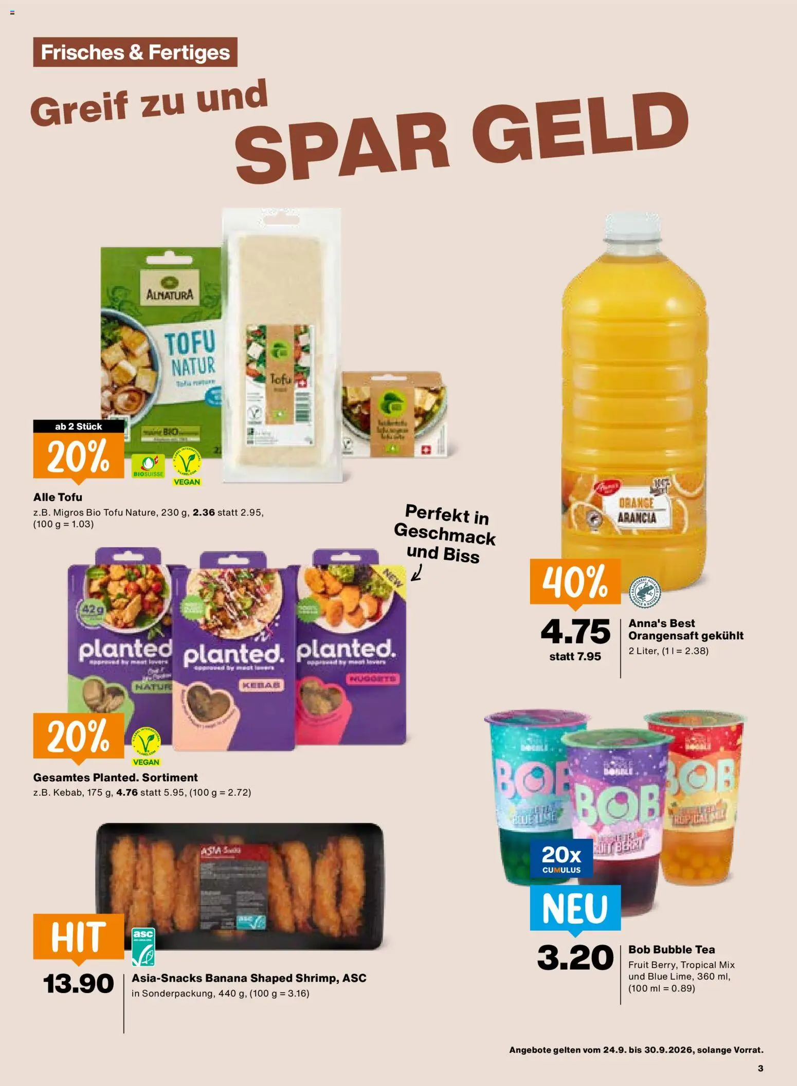 Migros aktionen – gültig ab 24.09.2026 | Seite: 3