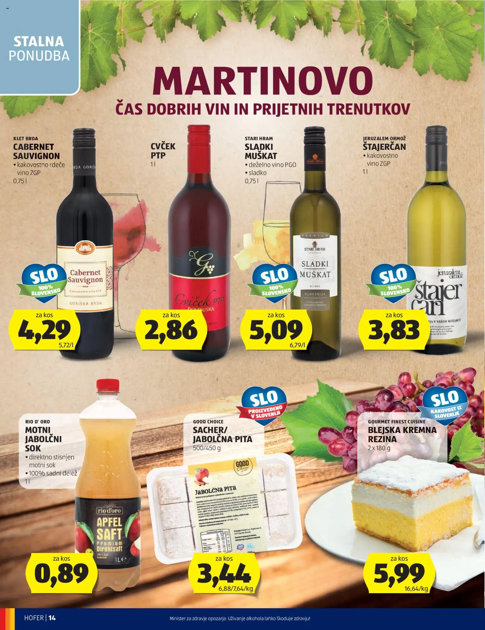 Novi Hofer katalog ponudbe – veljaven od 28.10.2026 | Stran: 14