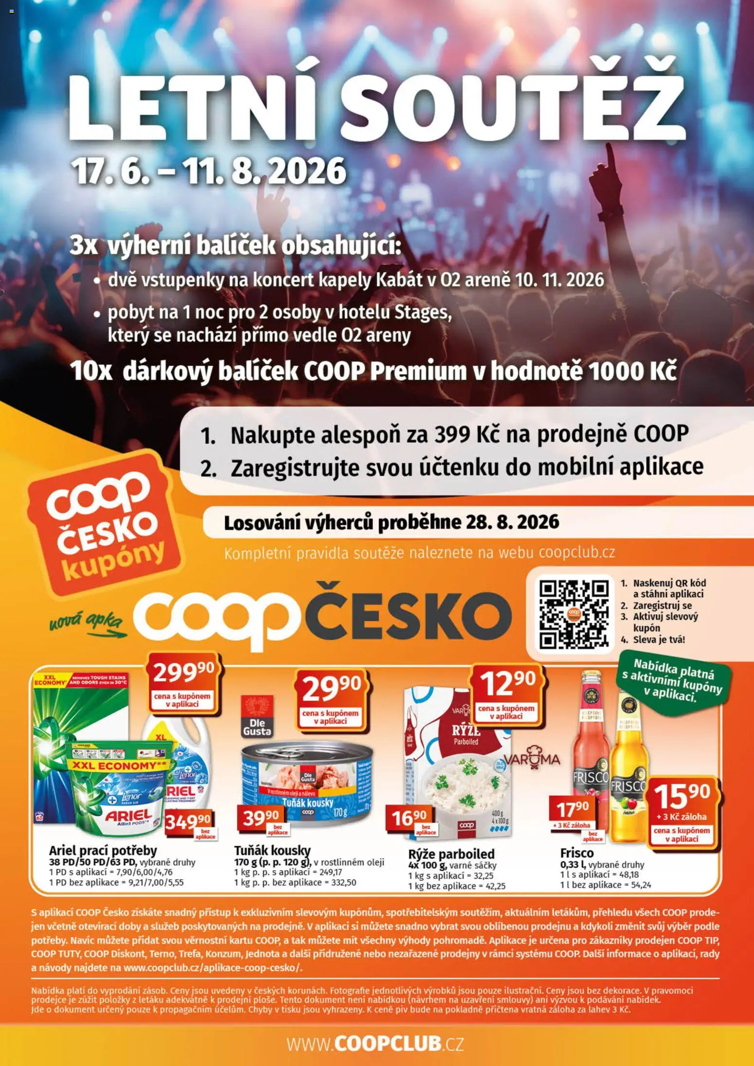 Konzum leták od 17.06.2026 | Strana: 10 | Produkty: Tuňák, Lenor, Kabát, Láhev