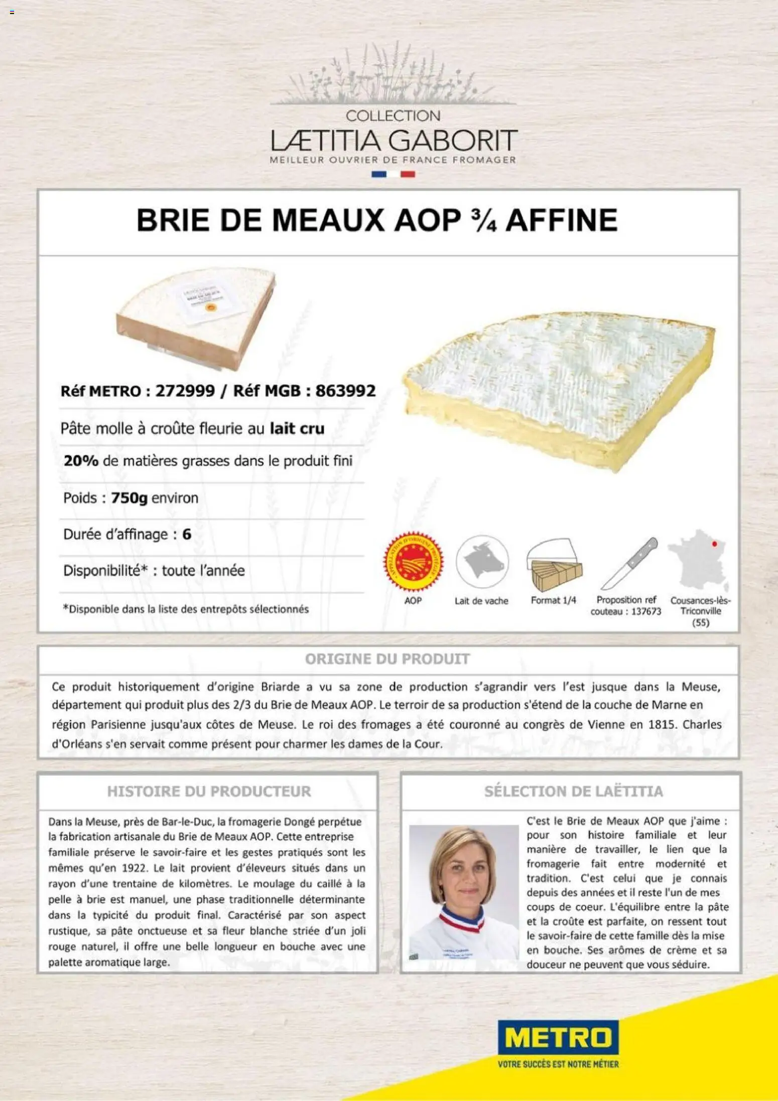 {H1} | Page: 3 | Produits: Poids, Lait, Brie, Crème