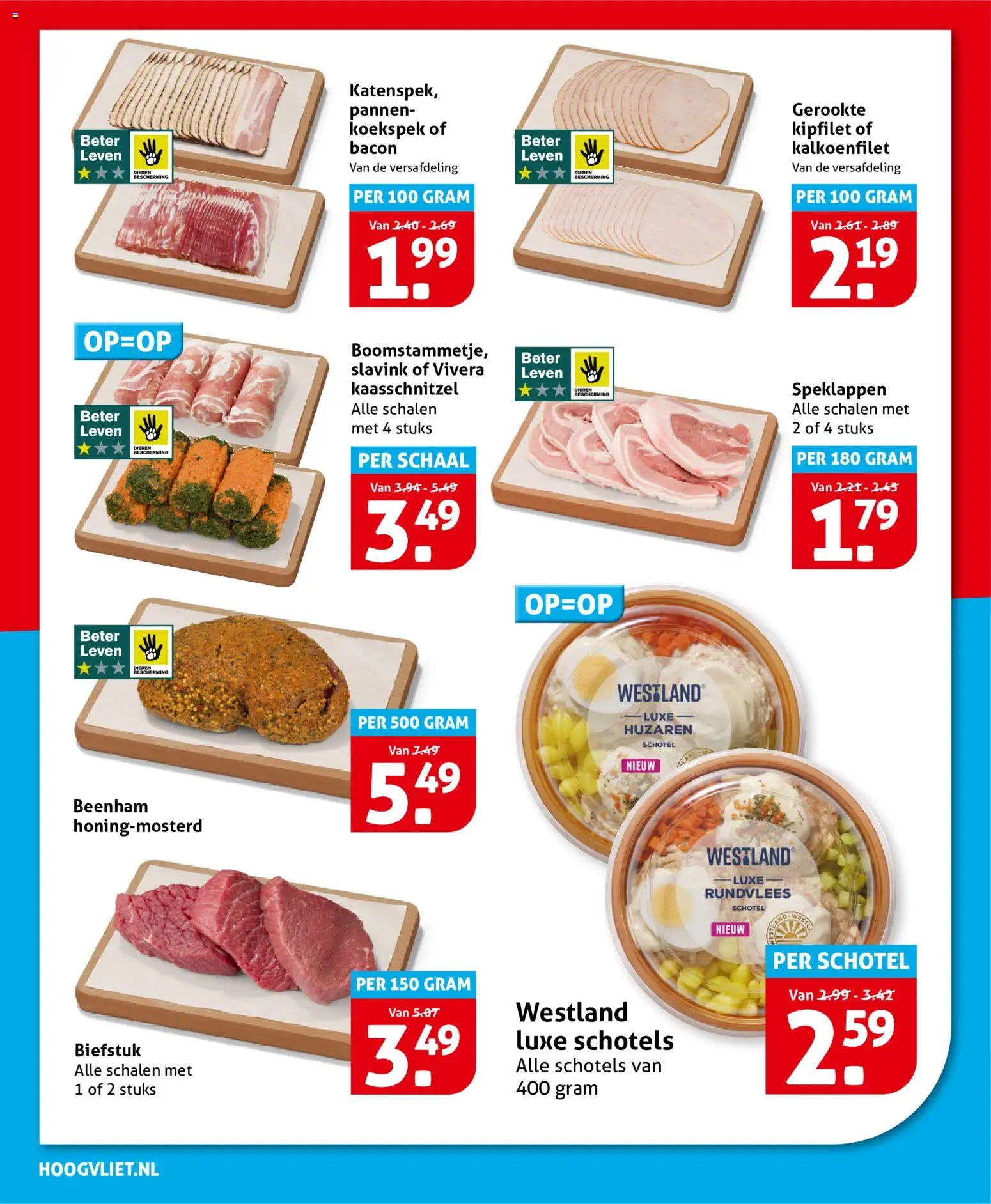 {H1} | Pagina: 20 | Producten: Kalkoenfilet, Biefstuk, Bacon, Rundvlees